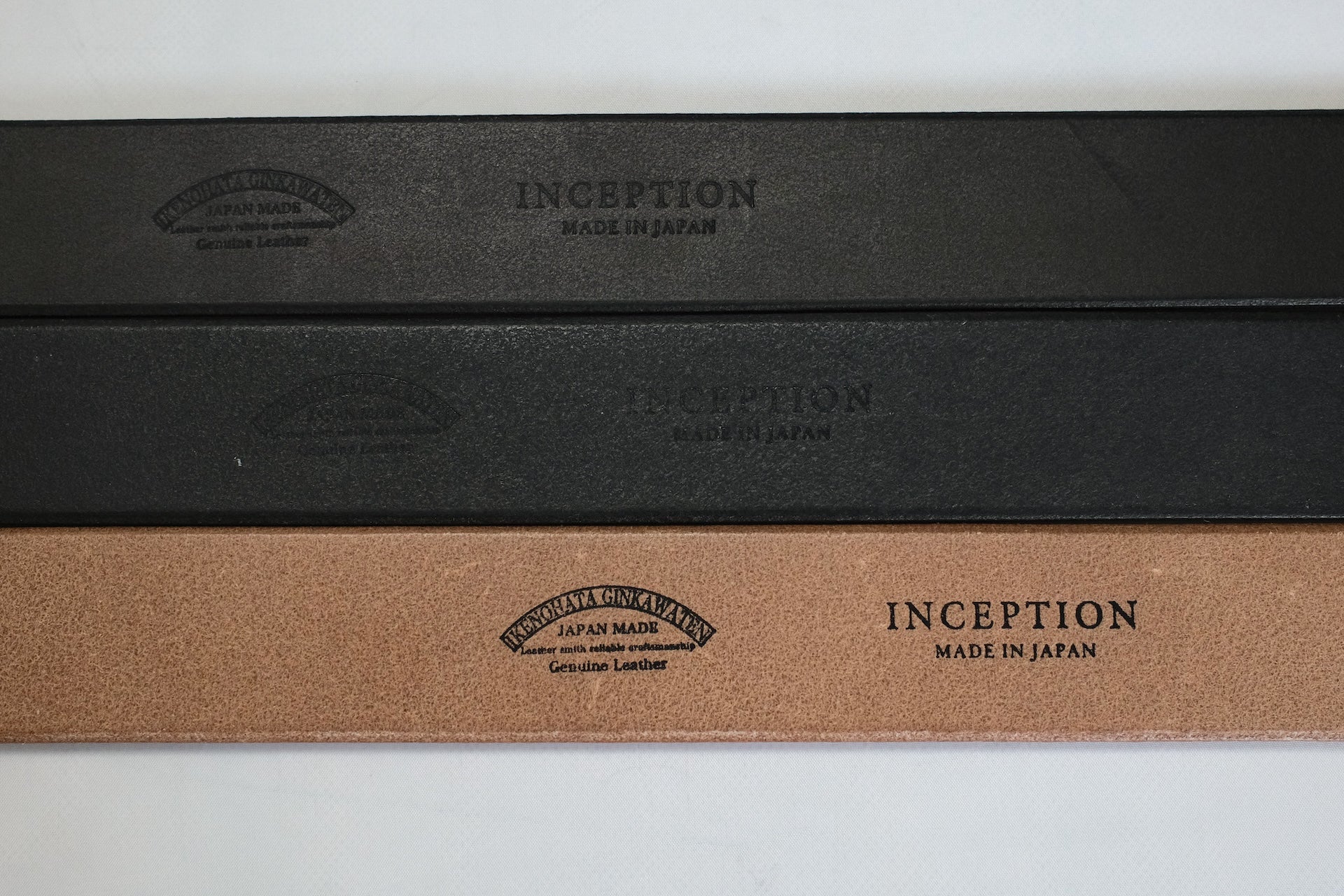 Accell Co. X Ginkawaten X CORLECTION 'Garrison' Full Grain Cowhide Belt (Natural Tan)