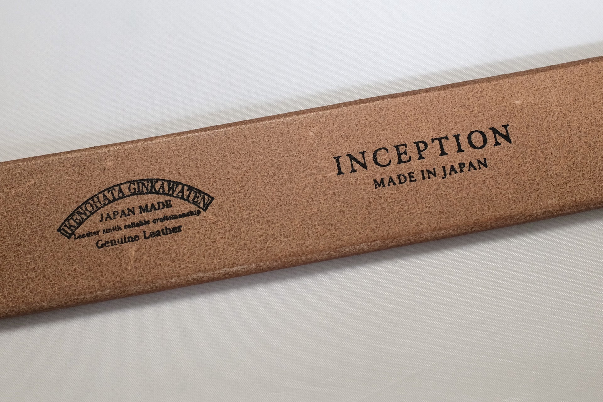 Accell Co. X Ginkawaten X CORLECTION 'Garrison' Full Grain Cowhide Belt (Natural Tan)