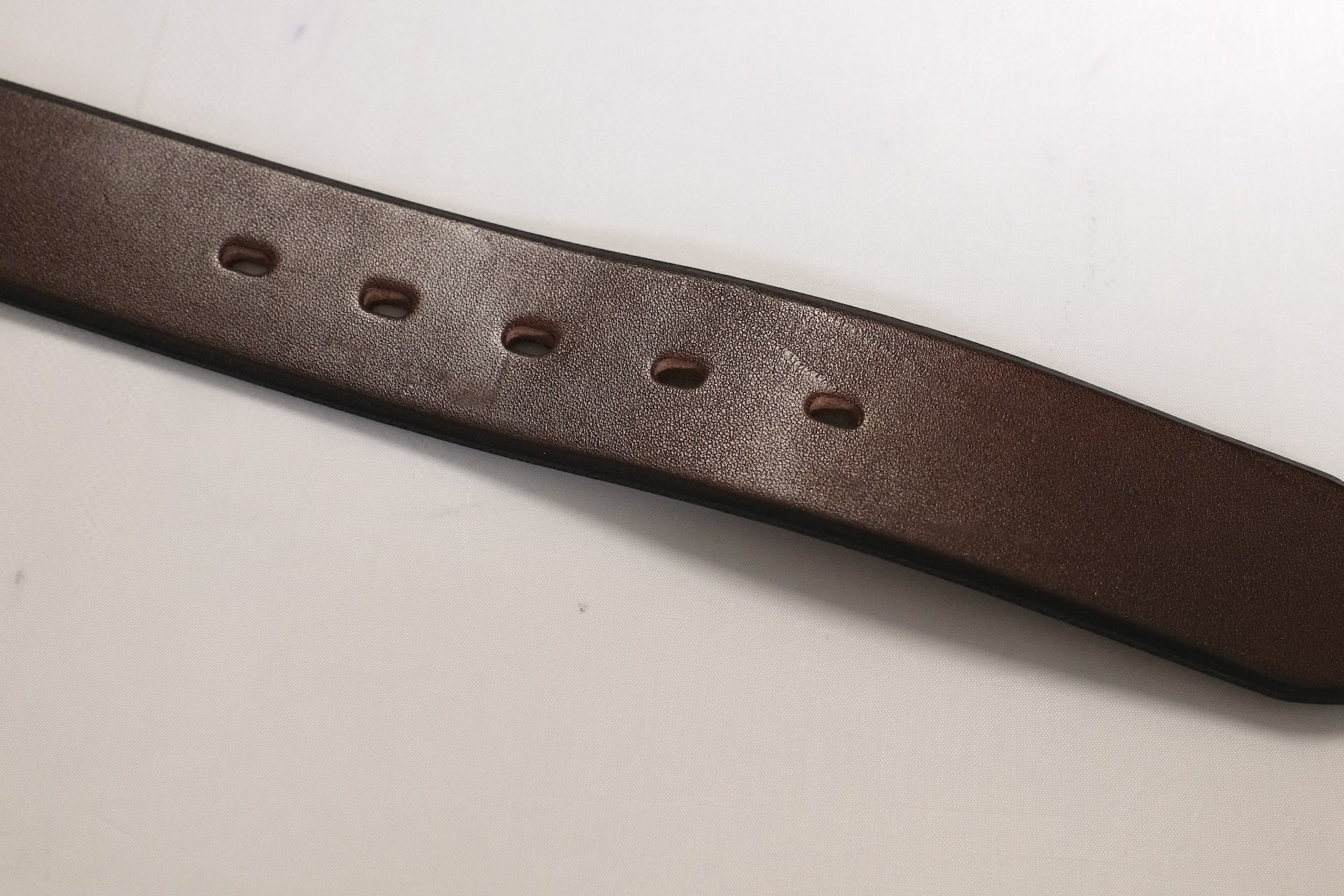 Accell Co. X Ginkawaten X CORLECTION 'Garrison' Full Grain Cowhide Belt (Brown Tea-core)