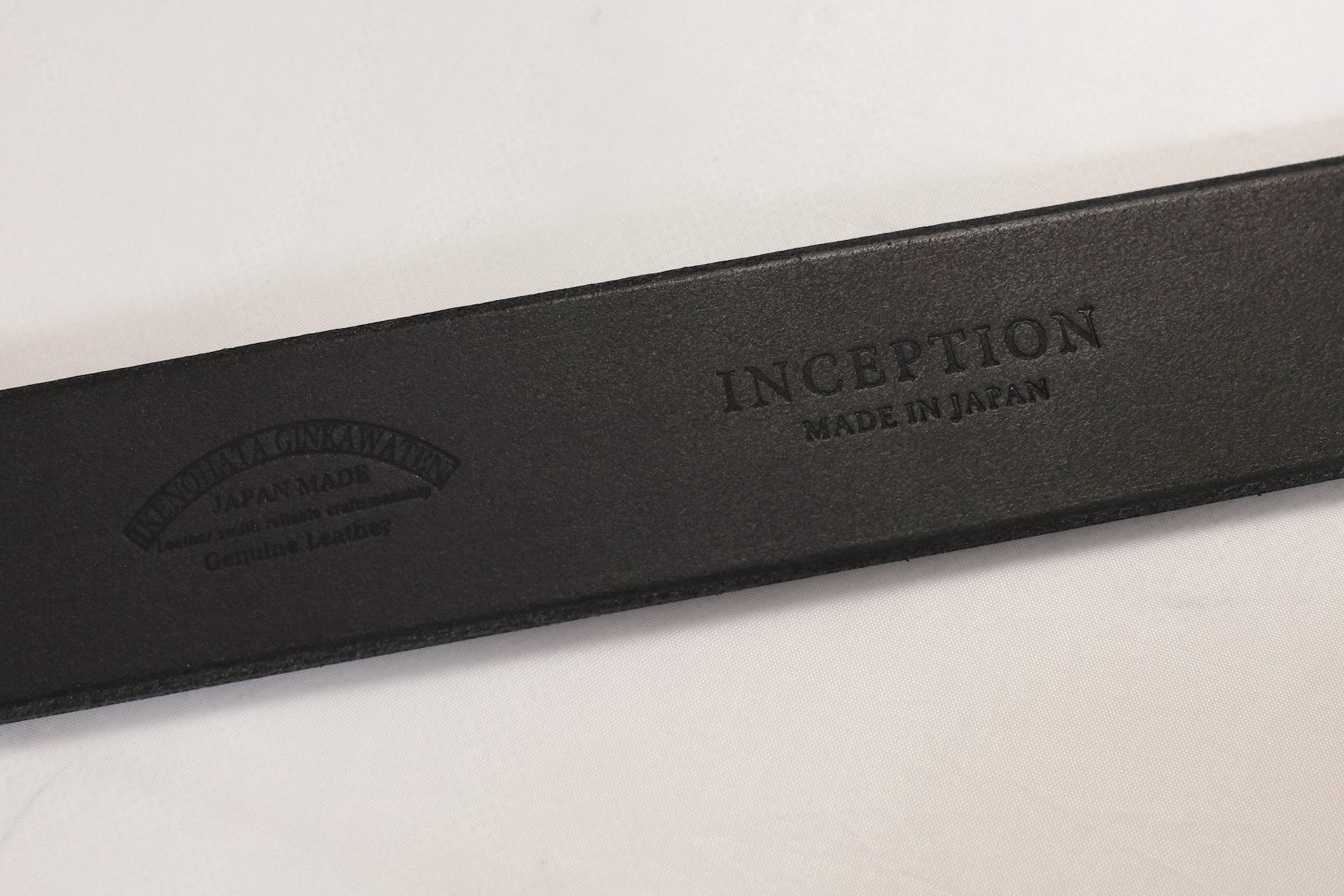 Accell Co. X Ginkawaten X CORLECTION 'Garrison' Full Grain Cowhide Belt (Brown Tea-core)