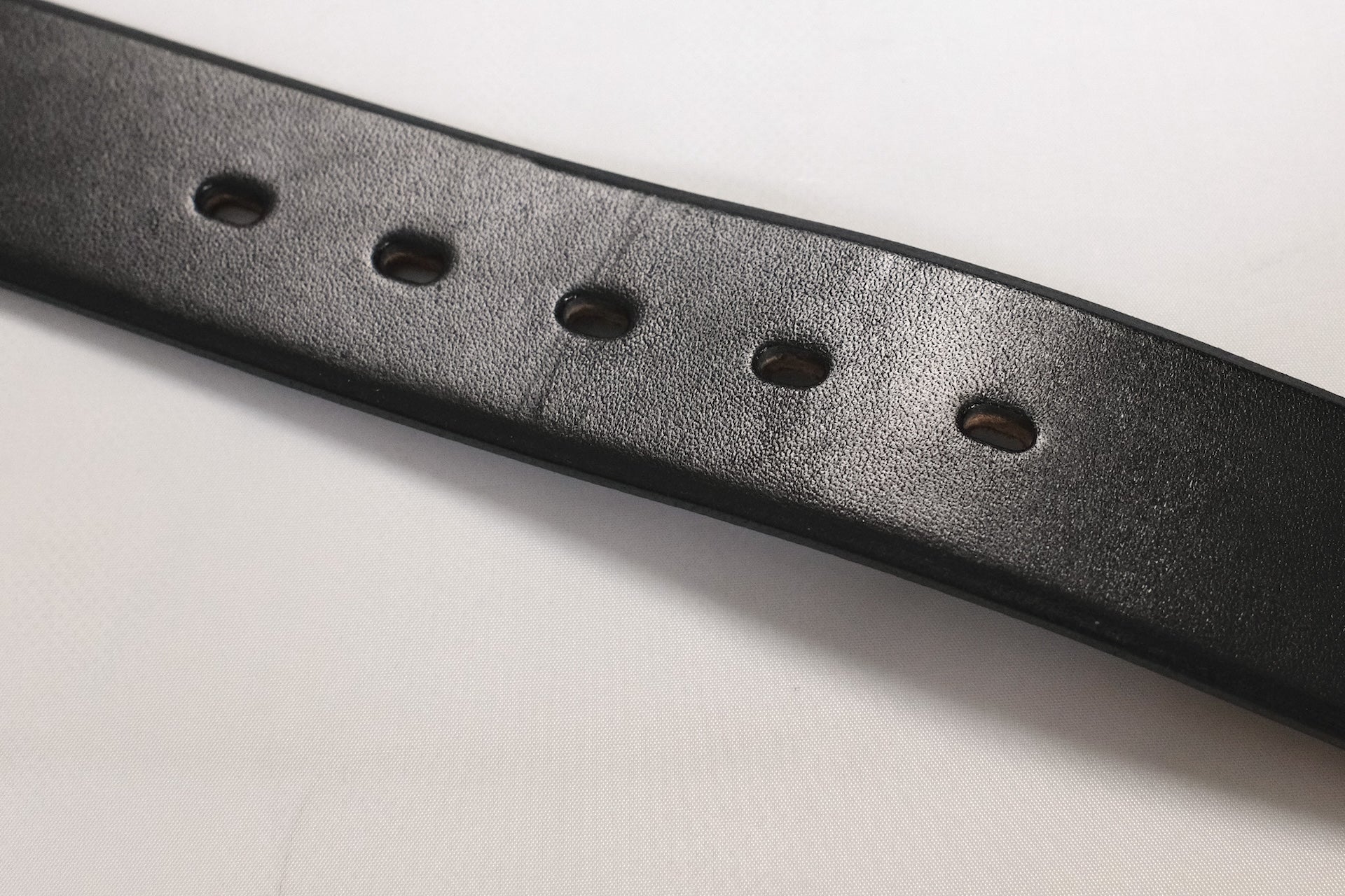 Accell Co. X Ginkawaten X CORLECTION 'Garrison' Full Grain Cowhide Belt (Black Tea-core)