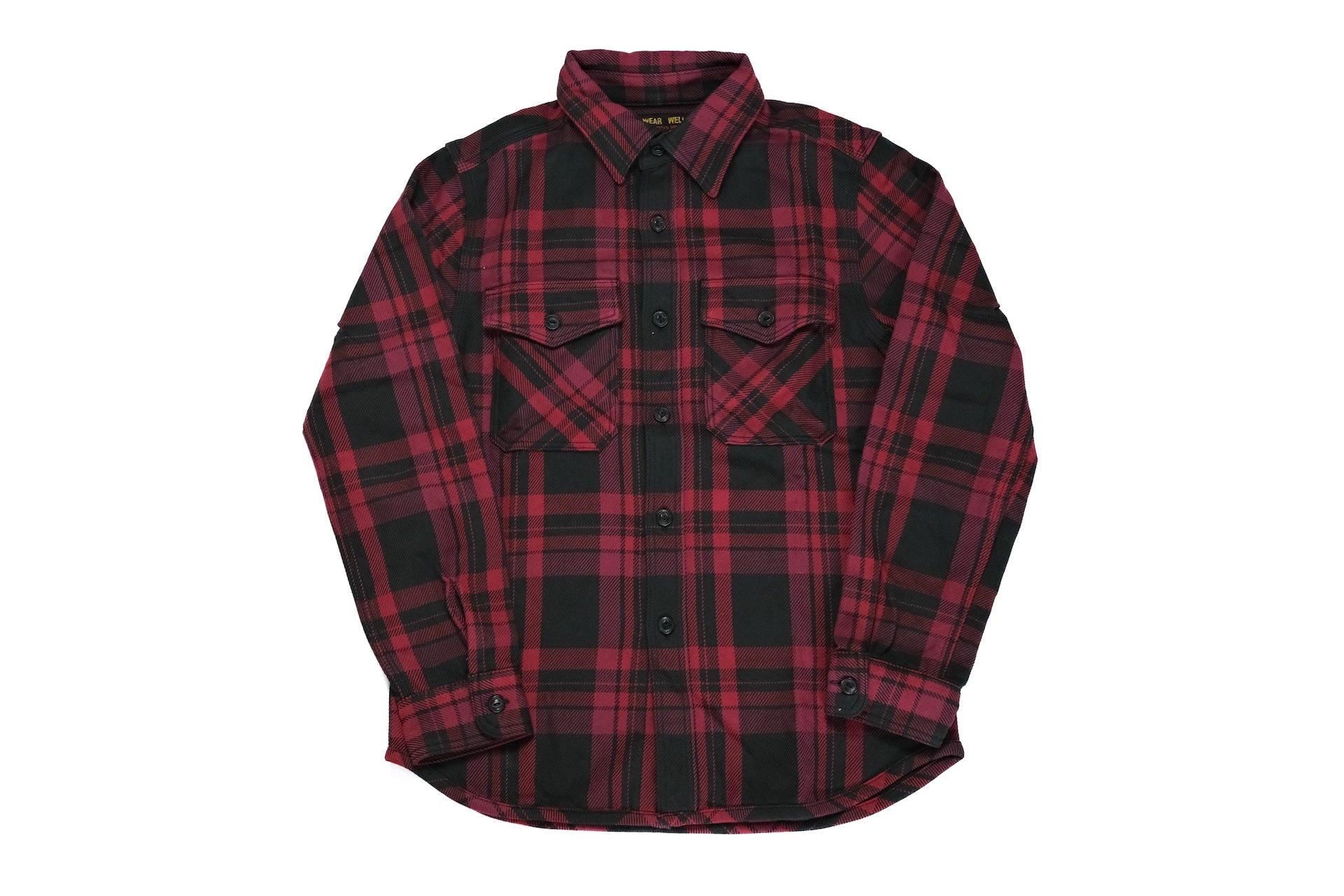 UES 15.5oz Ultra-Heavyweight Flannel Utility Workshirt (Flame Red)