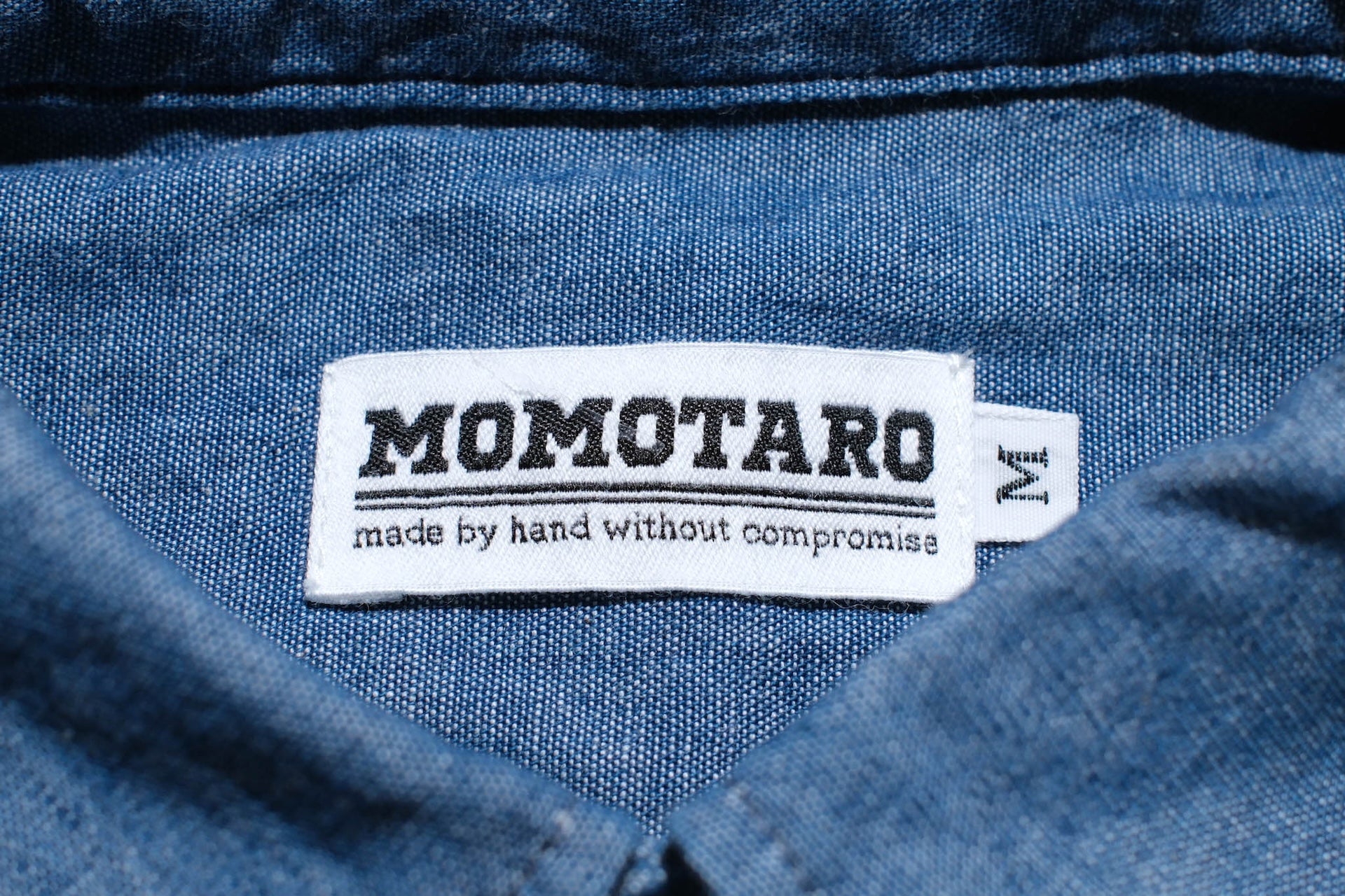 MOMOTARO JEANS 5oz Selvage Chambray Oxford Shirt (Indigo)