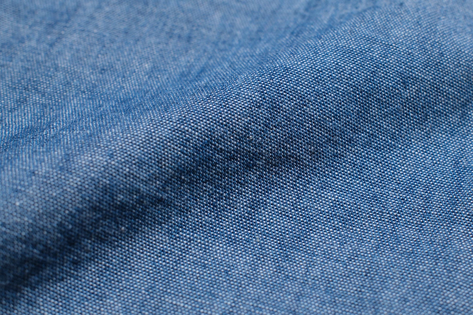 MOMOTARO JEANS 5oz Selvage Chambray Oxford Shirt (Indigo)