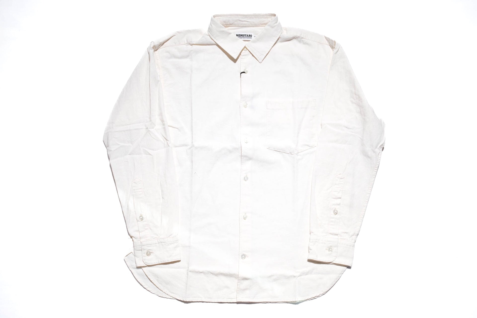 MOMOTARO JEANS 5oz Selvage Chambray Oxford Shirt (Natural)