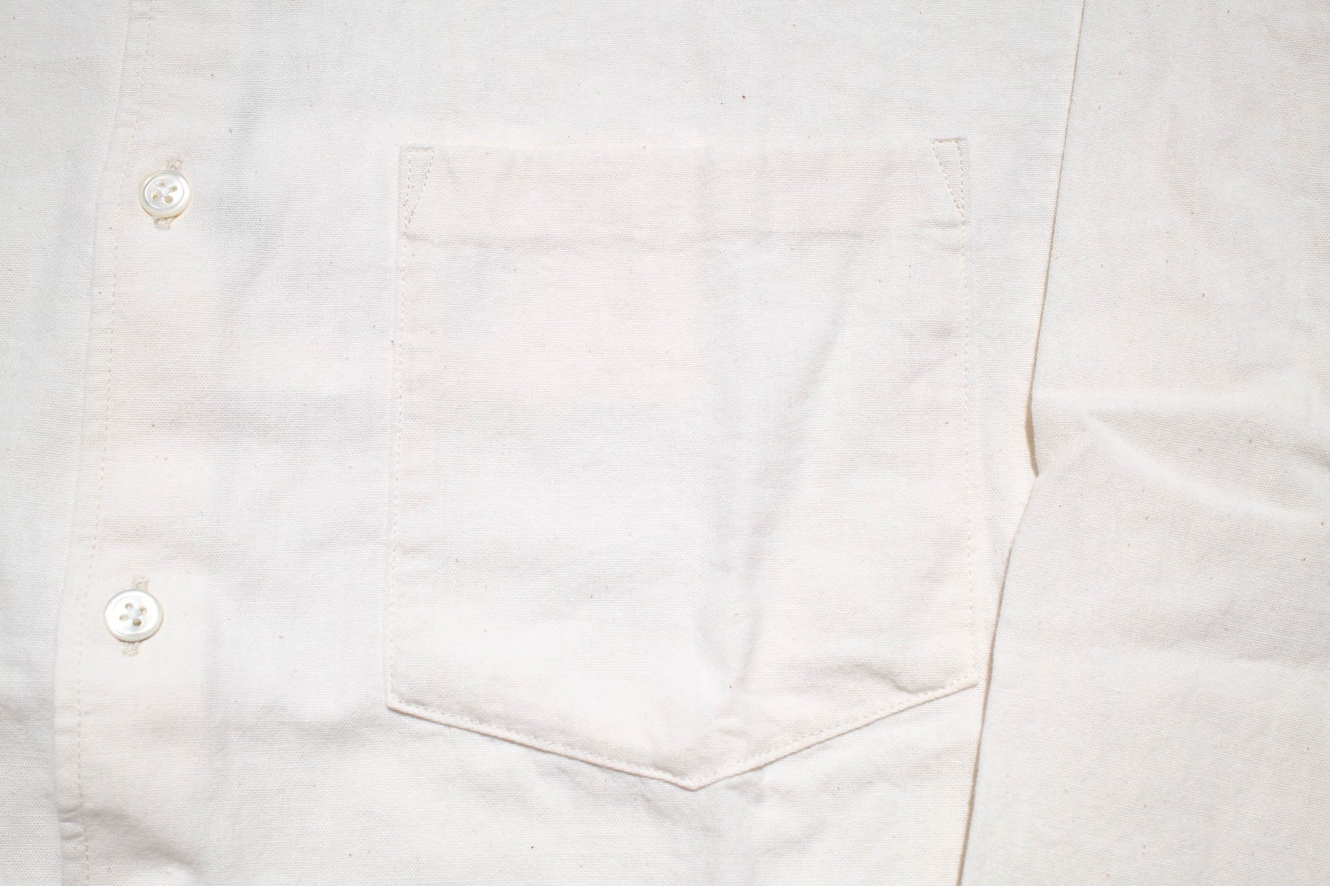 MOMOTARO JEANS 5oz Selvage Chambray Oxford Shirt (Natural)