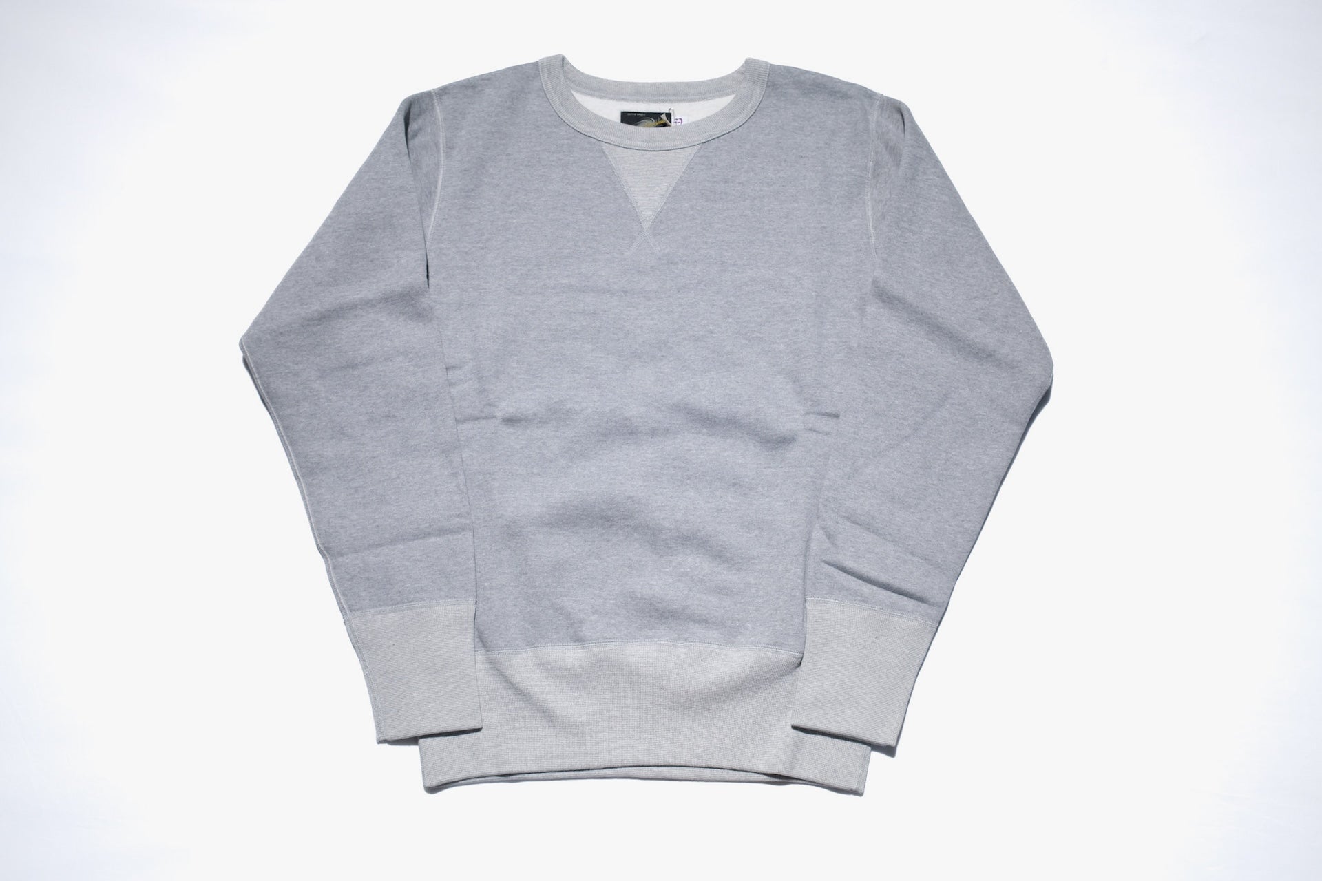 Unique Garment 12oz 'Pioneer' Loopwheeled Sweatshirt (Heather Grey)