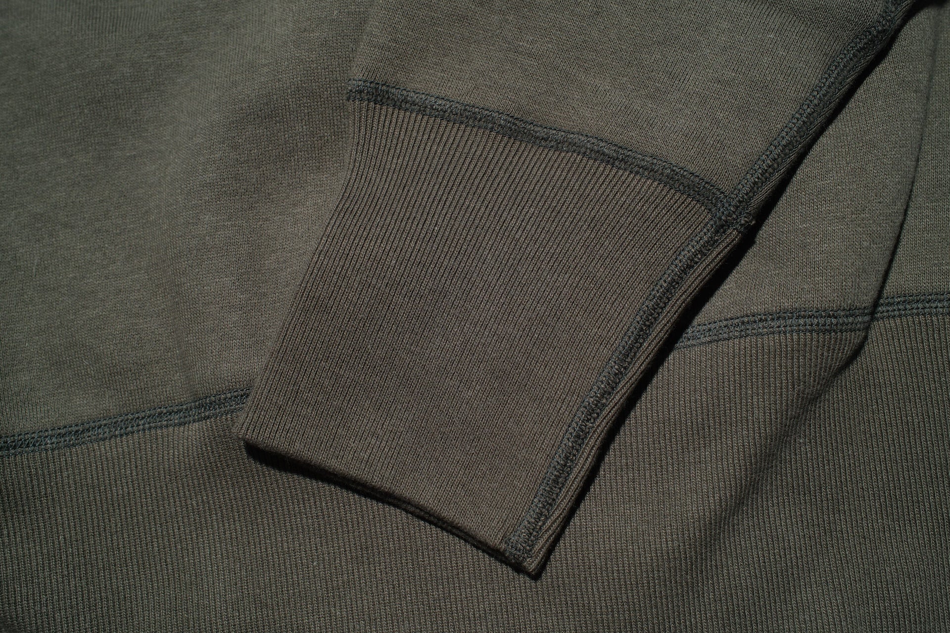 Unique Garment 12oz 'Pioneer' Loopwheeled Sweatshirt (Desert Olive)