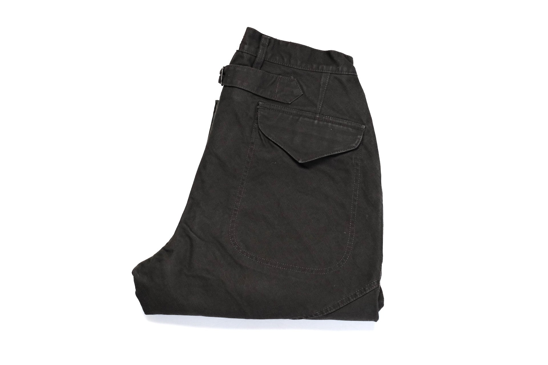 Freewheelers "Faller" Duck Canvas Trousers (Black)