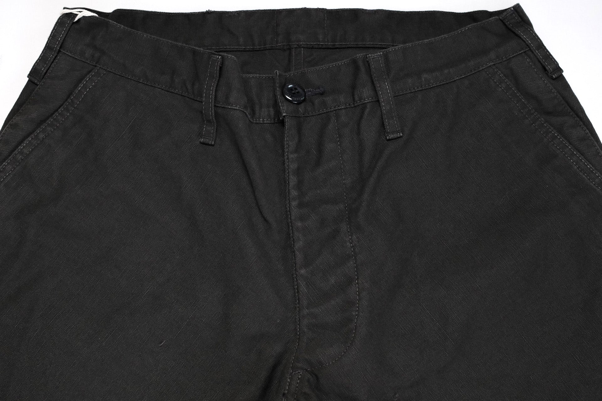 Freewheelers "Faller" Duck Canvas Trousers (Black)