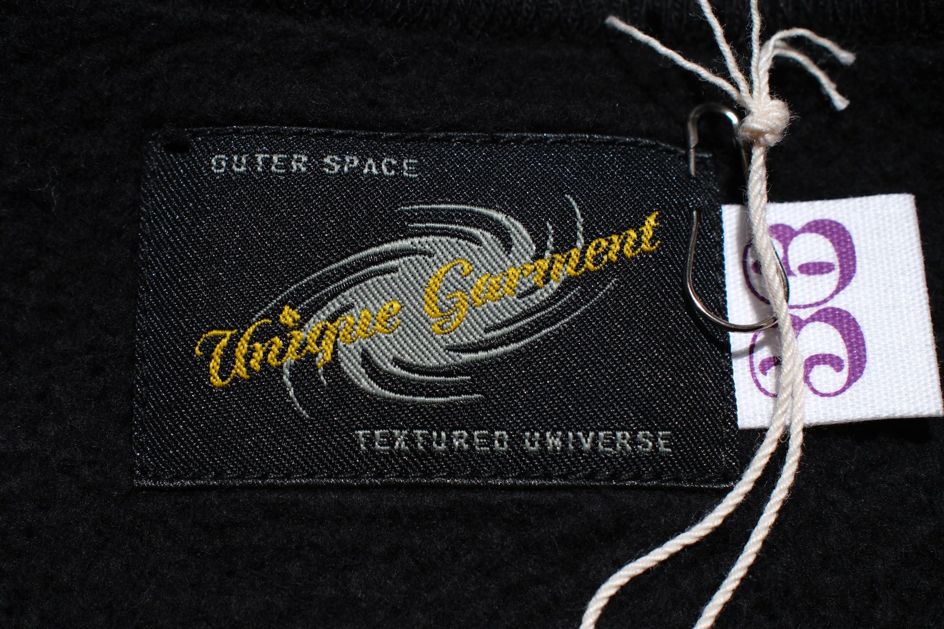 Unique Garment 12oz 'Pioneer' Loopwheeled Sweatshirt (Shadow Black)