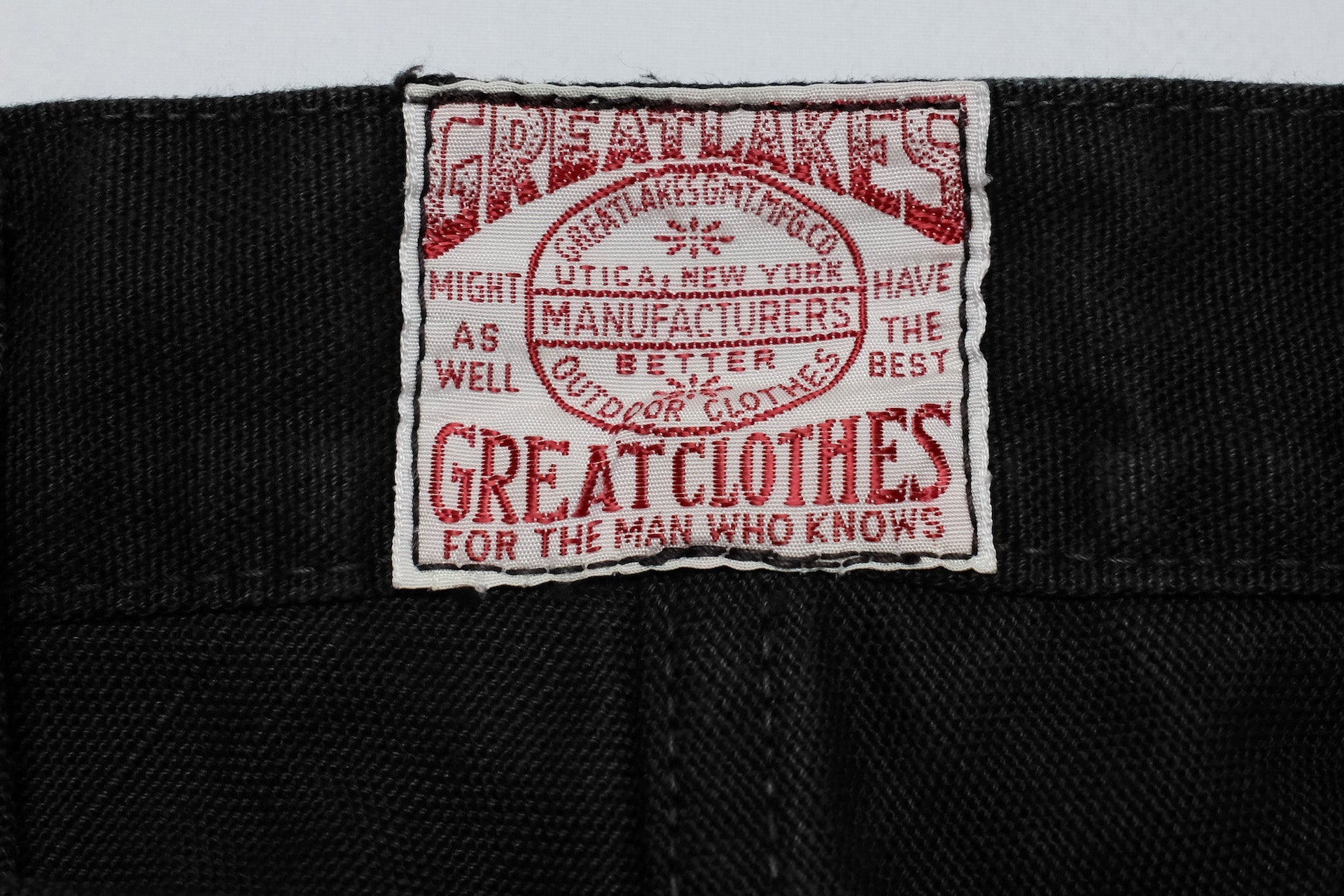 Freewheelers "Faller" Duck Canvas Trousers (Black)