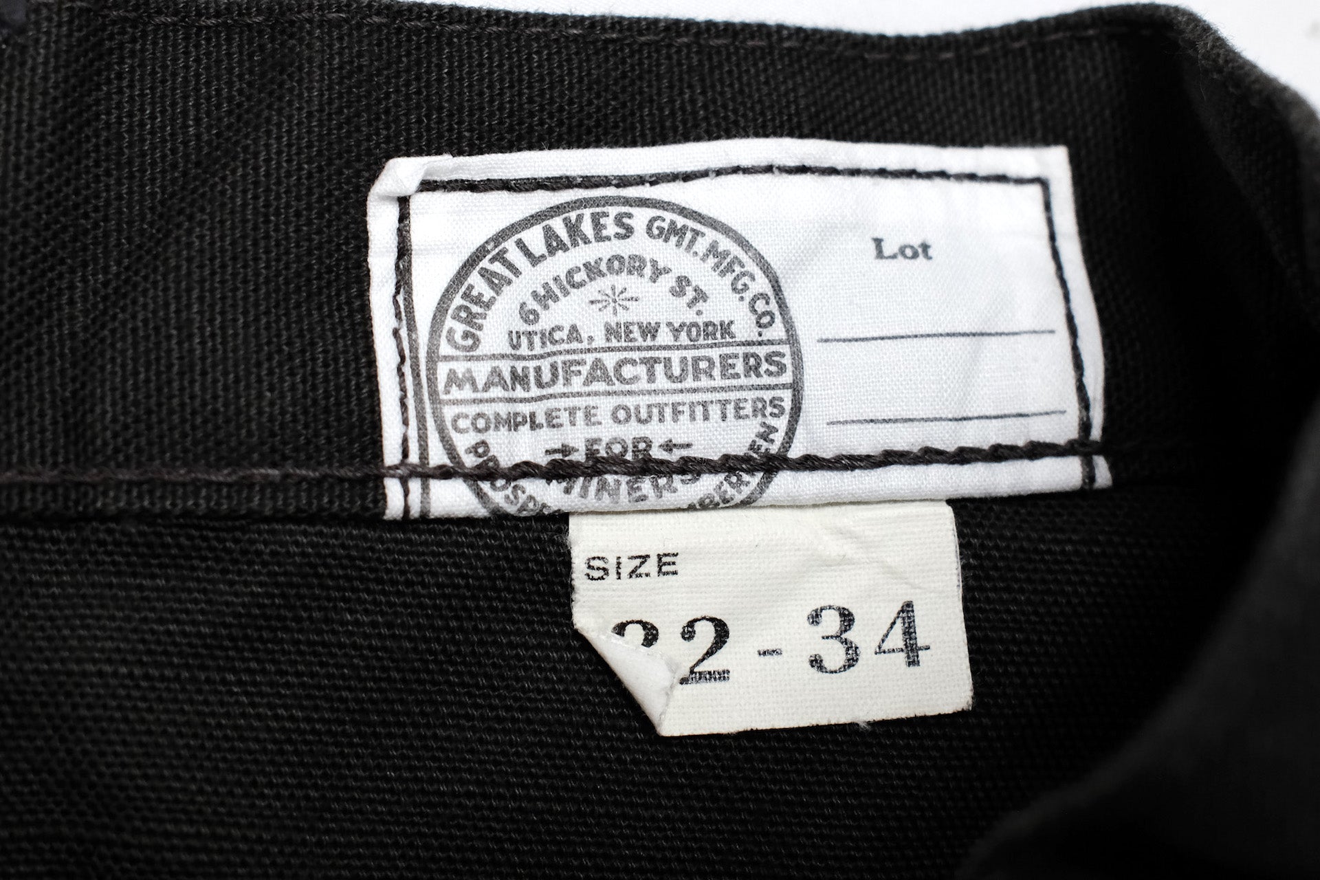 Freewheelers "Faller" Duck Canvas Trousers (Black)