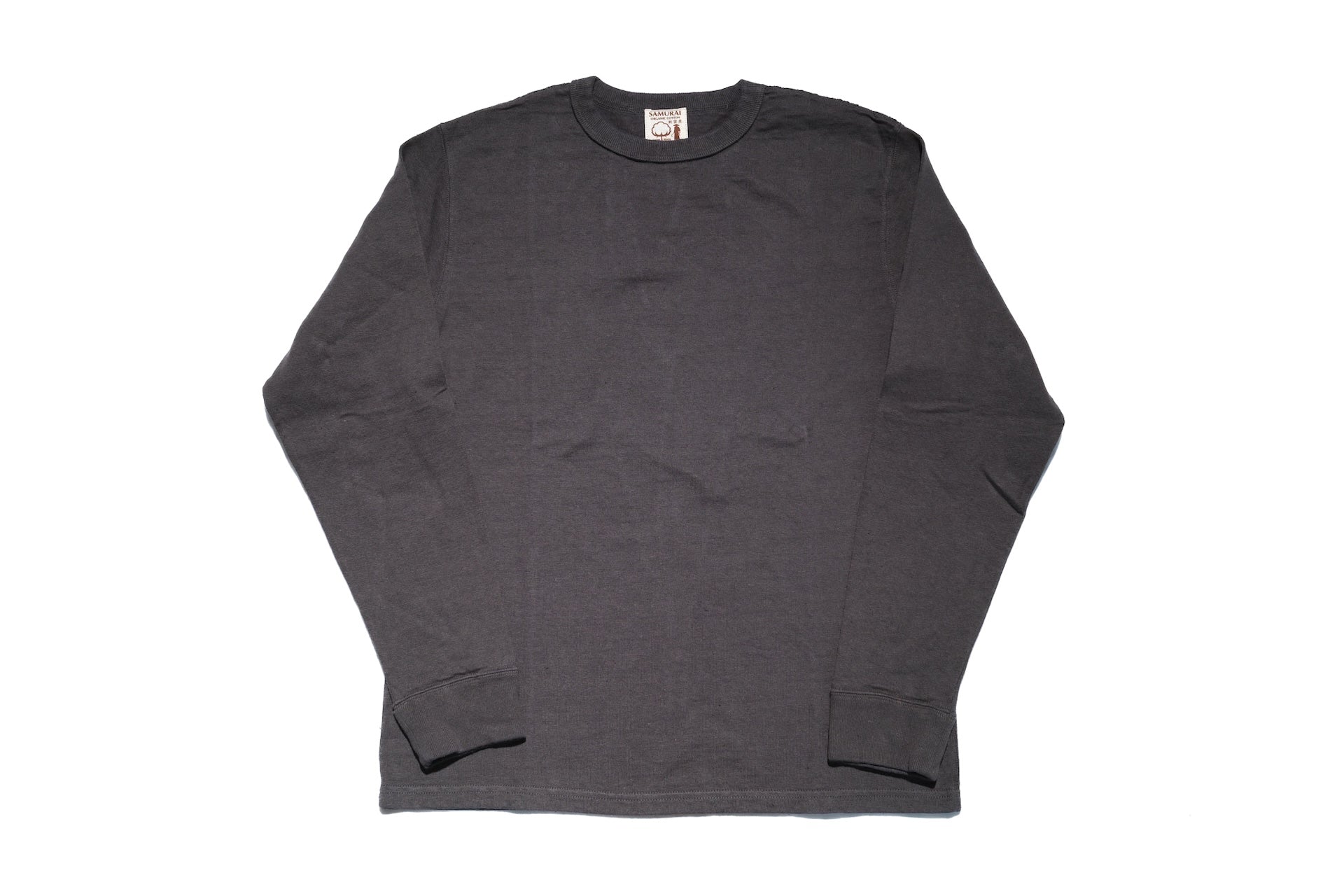 Samurai 12oz "Nippon Cotton" L/S Plain Tee (Kuromame)