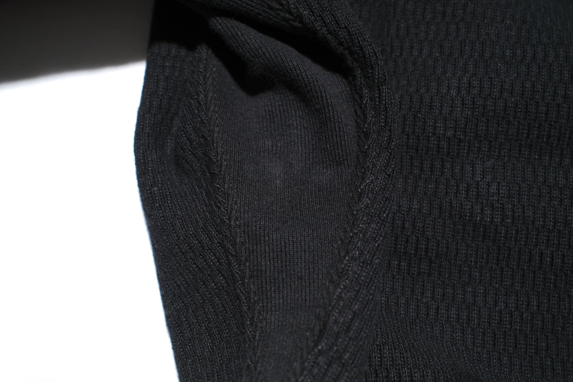 Stevenson Overall Co. Heavyweight Waffle Thermal Sweatpants (Black)