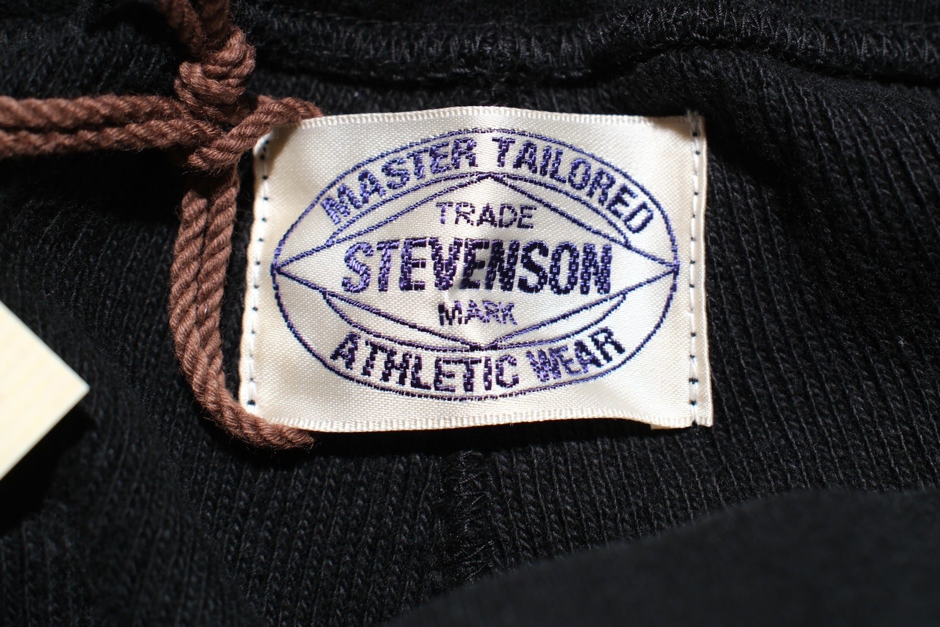 Stevenson Overall Co. Heavyweight Waffle Thermal Sweatpants (Black)