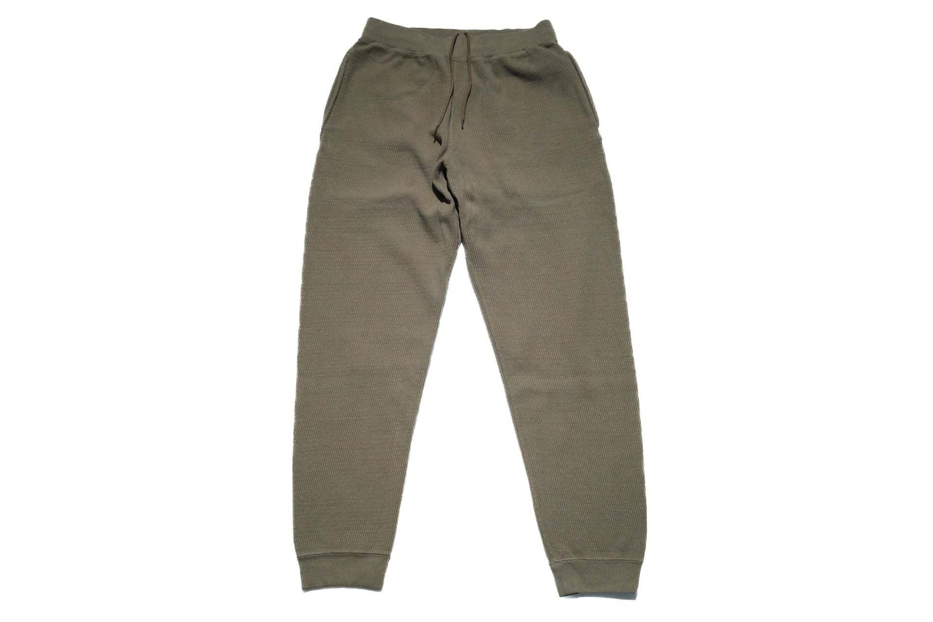 Stevenson Overall Co. Heavyweight Waffle Thermal Sweatpants (Olive)
