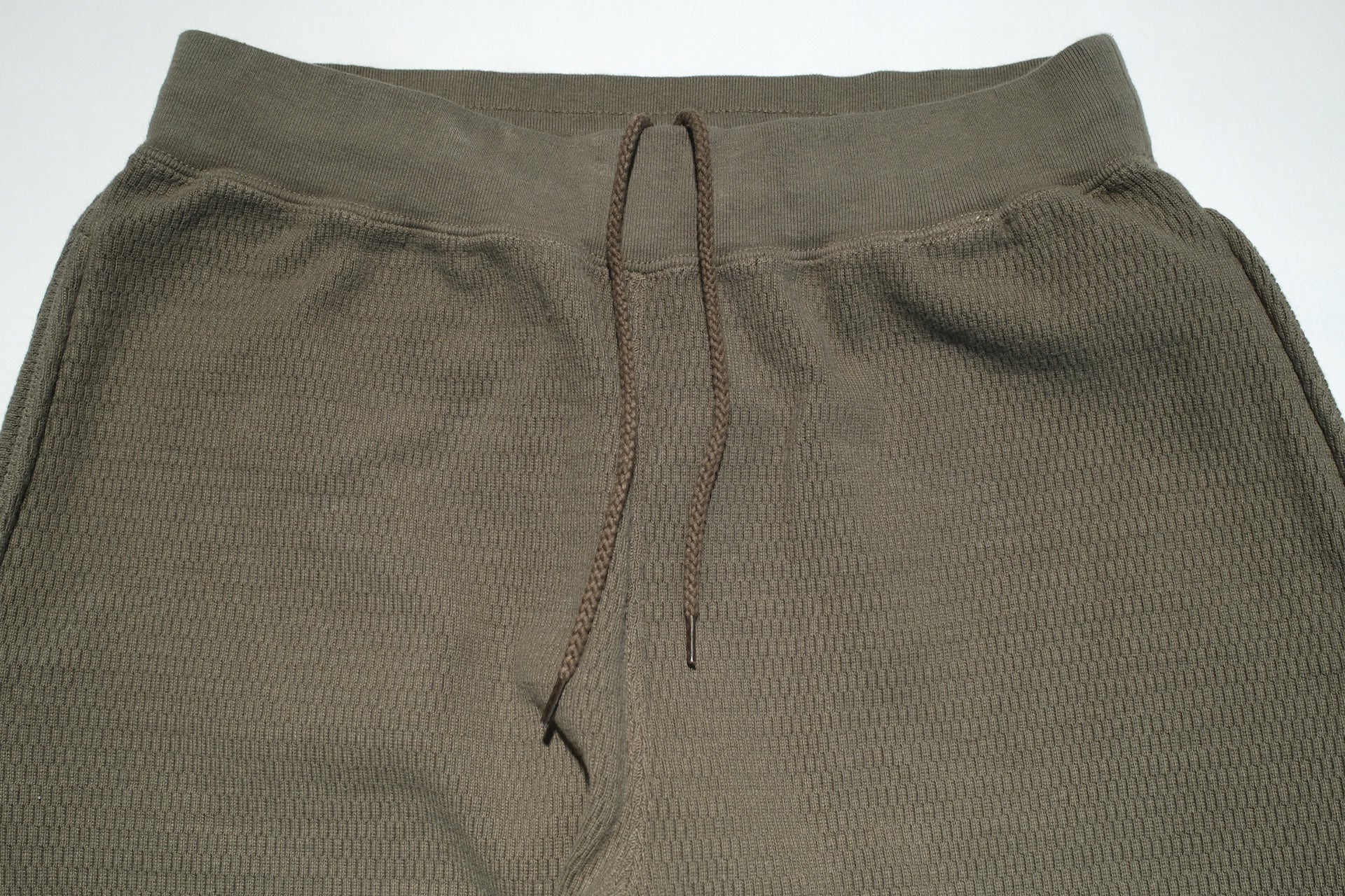Stevenson Overall Co. Heavyweight Waffle Thermal Sweatpants (Olive)