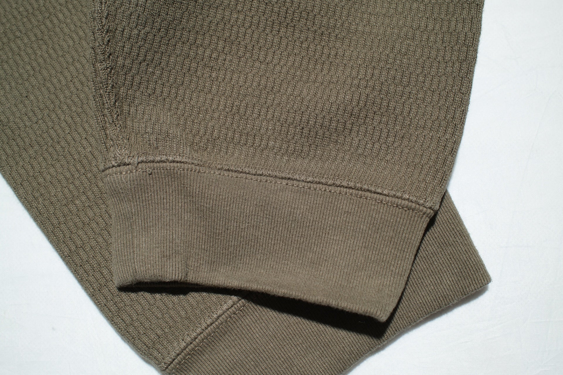 Stevenson Overall Co. Heavyweight Waffle Thermal Sweatpants (Olive)