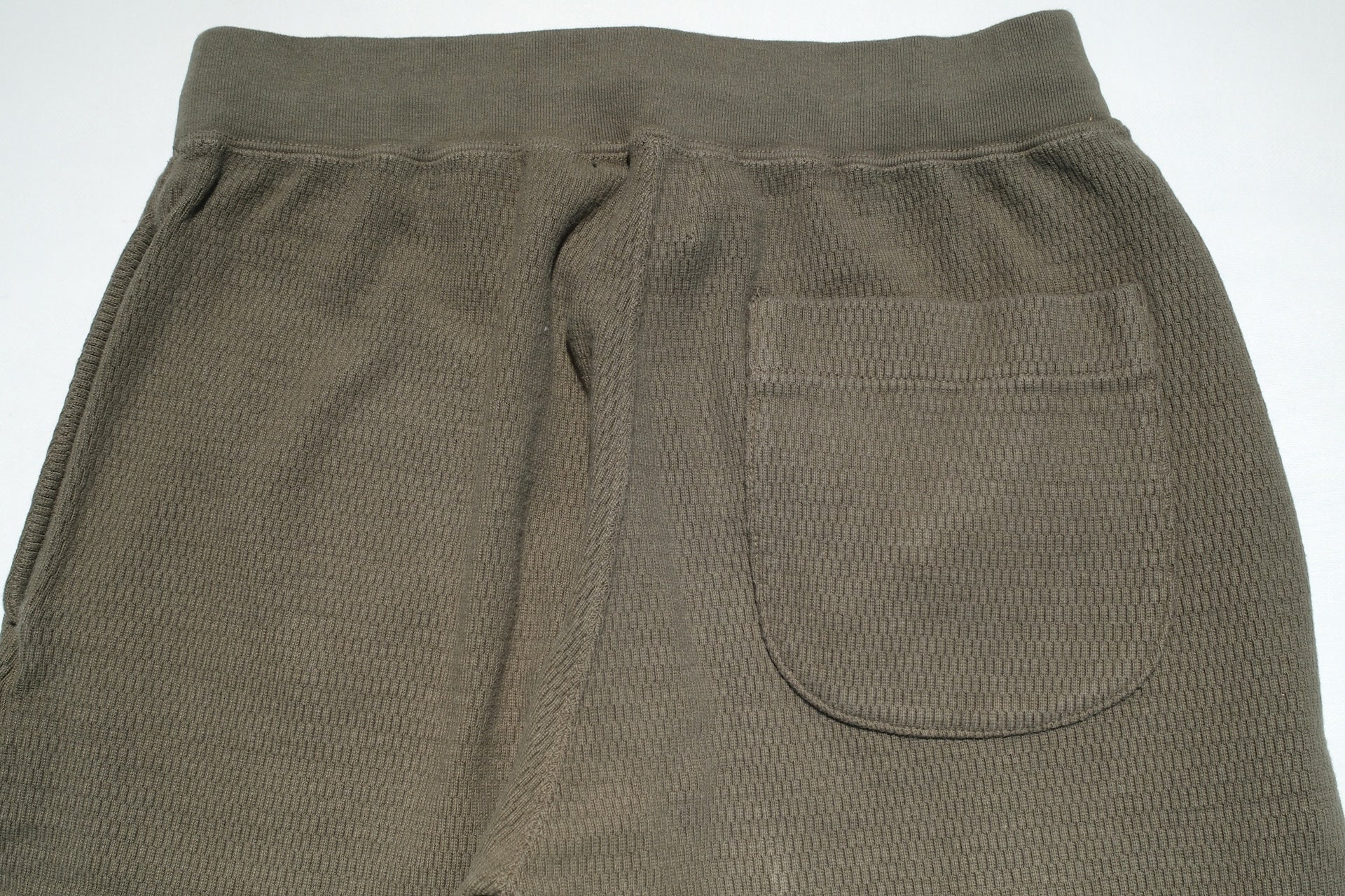 Stevenson Overall Co. Heavyweight Waffle Thermal Sweatpants (Olive)