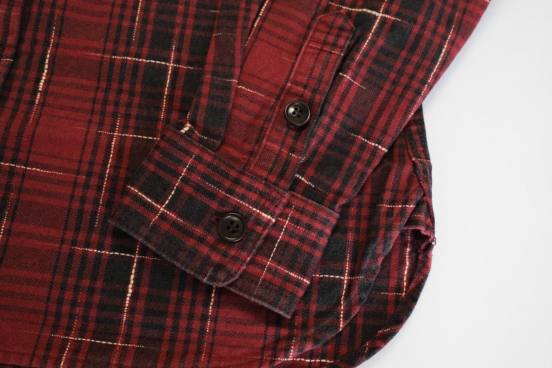 Studio D'Artisan 12oz "Midare Kasuri" Flannel Work Shirt