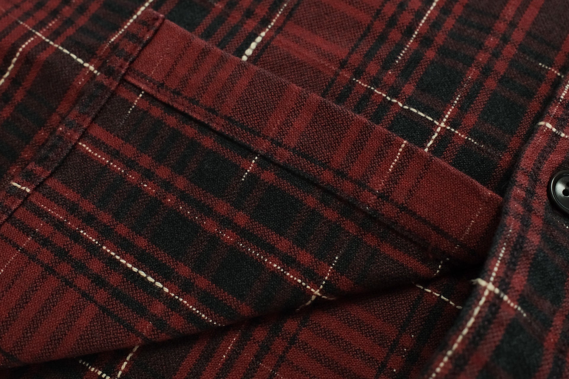 Studio D'Artisan 12oz "Midare Kasuri" Flannel Work Shirt