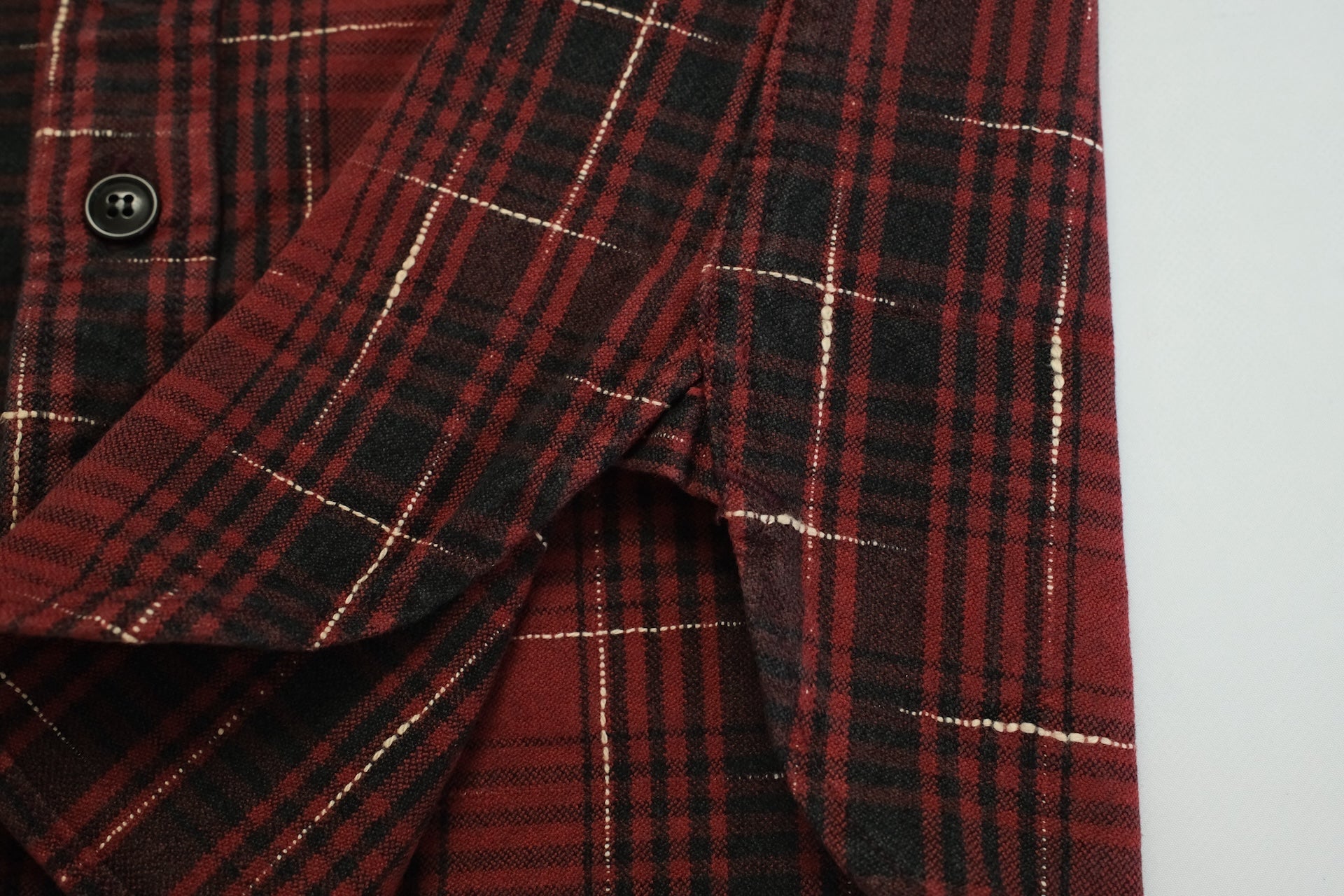 Studio D'Artisan 12oz "Midare Kasuri" Flannel Work Shirt