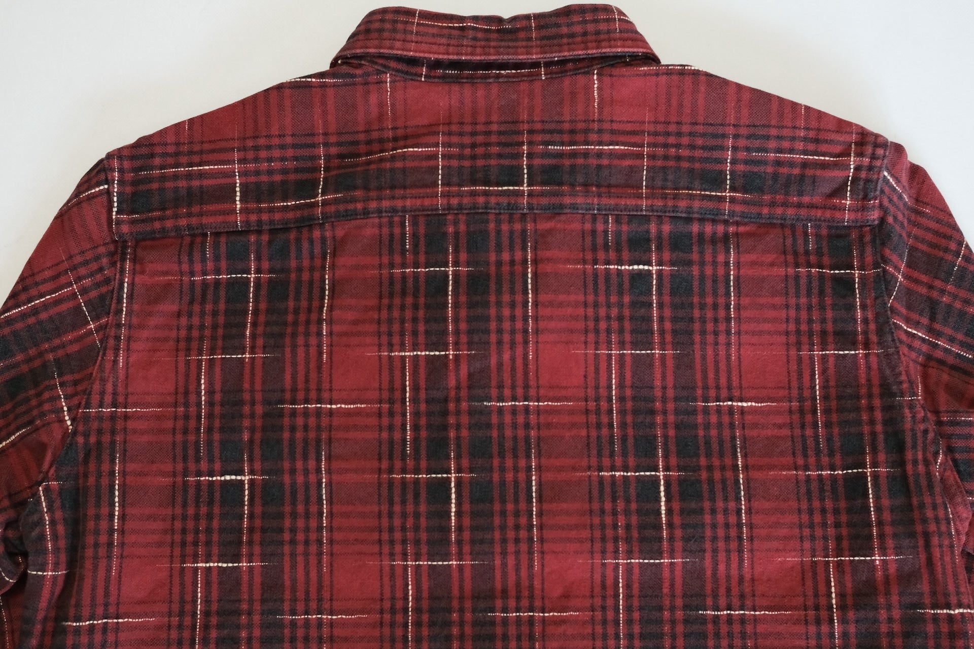 Studio D'Artisan 12oz "Midare Kasuri" Flannel Work Shirt