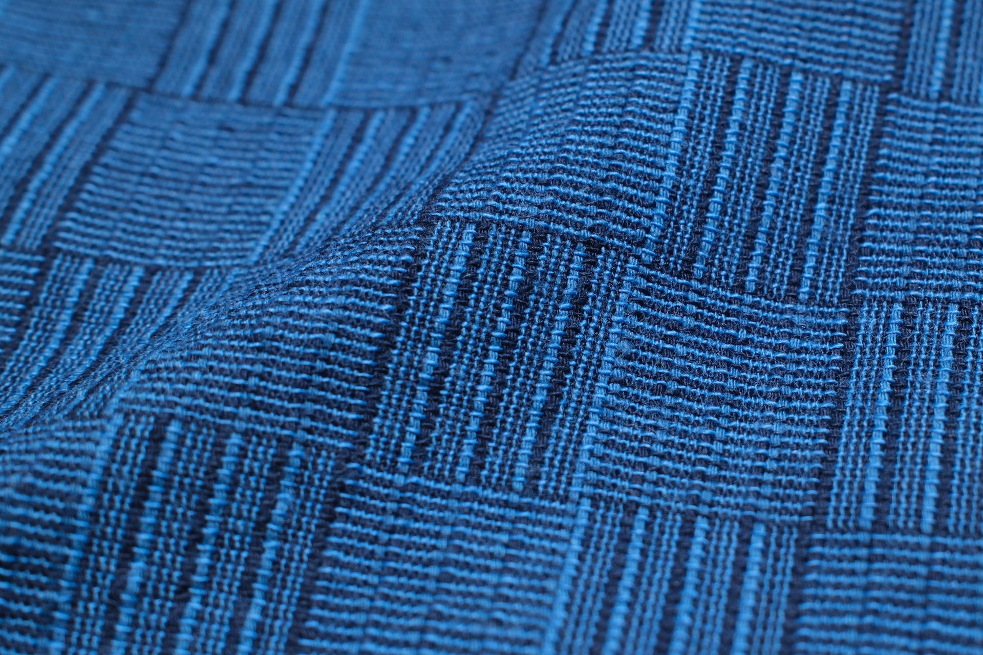 Studio D'Artisan Lightweight "Shijira Awa-Ai" Natural Indigo Dyed Workshirt (Drywood)