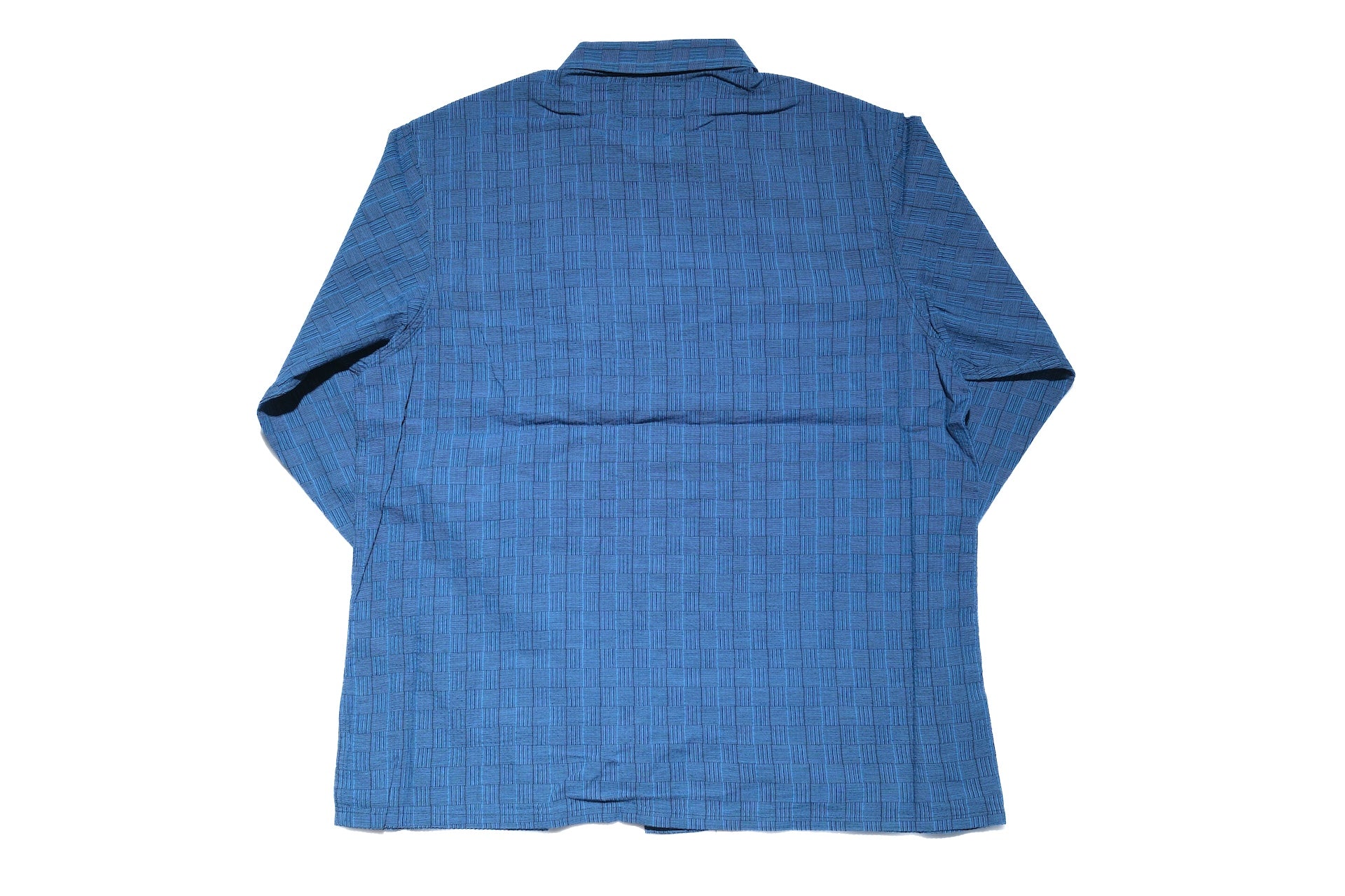 Studio D'Artisan Lightweight "Shijira Awa-Ai" Natural Indigo Dyed Workshirt (Drywood)