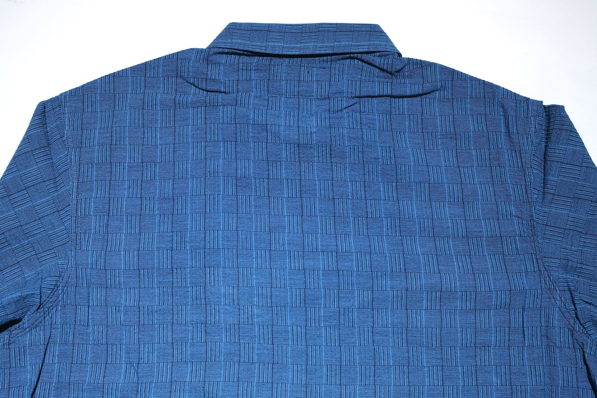 Studio D'Artisan Lightweight "Shijira Awa-Ai" Natural Indigo Dyed Workshirt (Drywood)