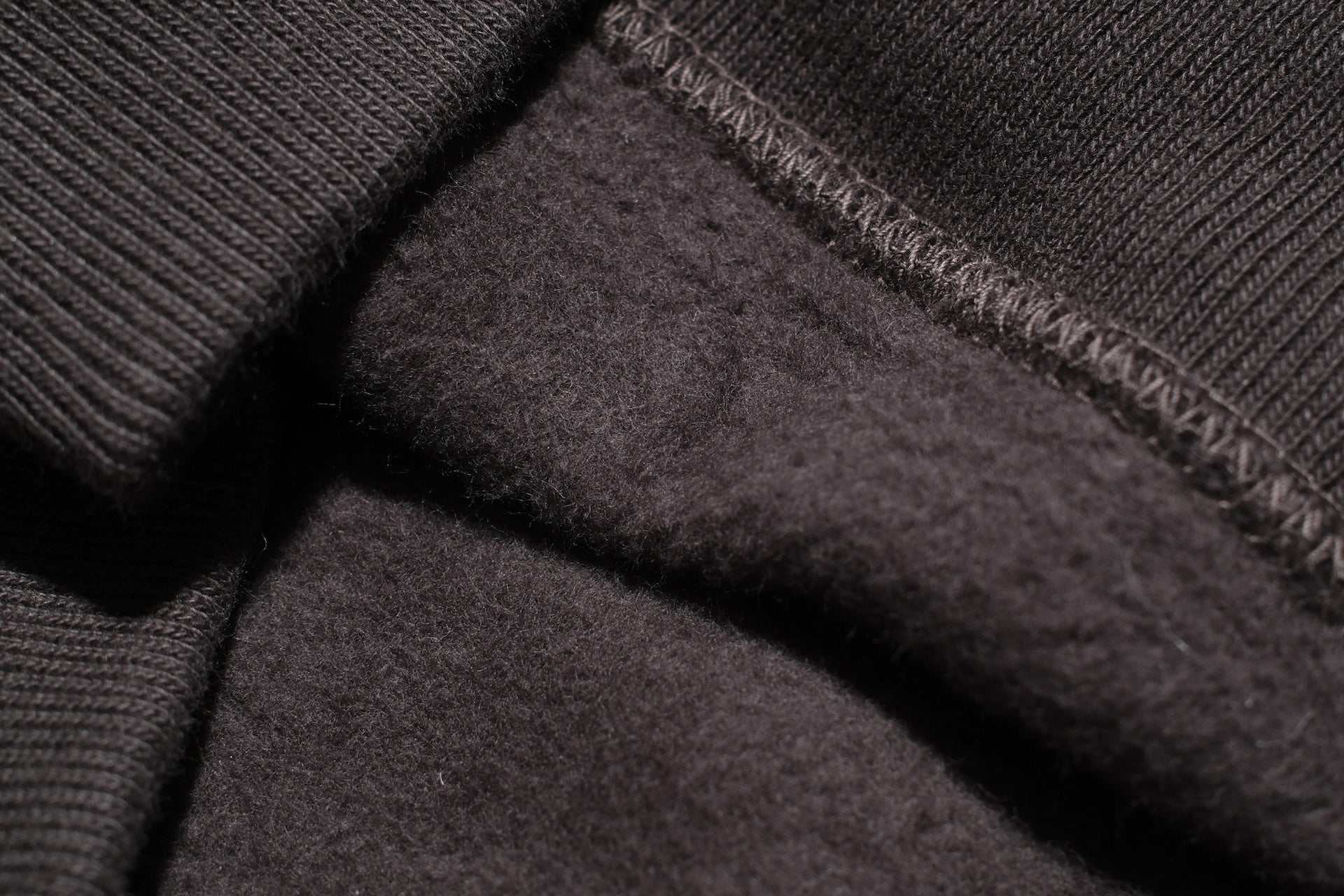 Freewheelers 12oz "Turtle Neck" Loopwheeled Sweatshirt (Jet Black)