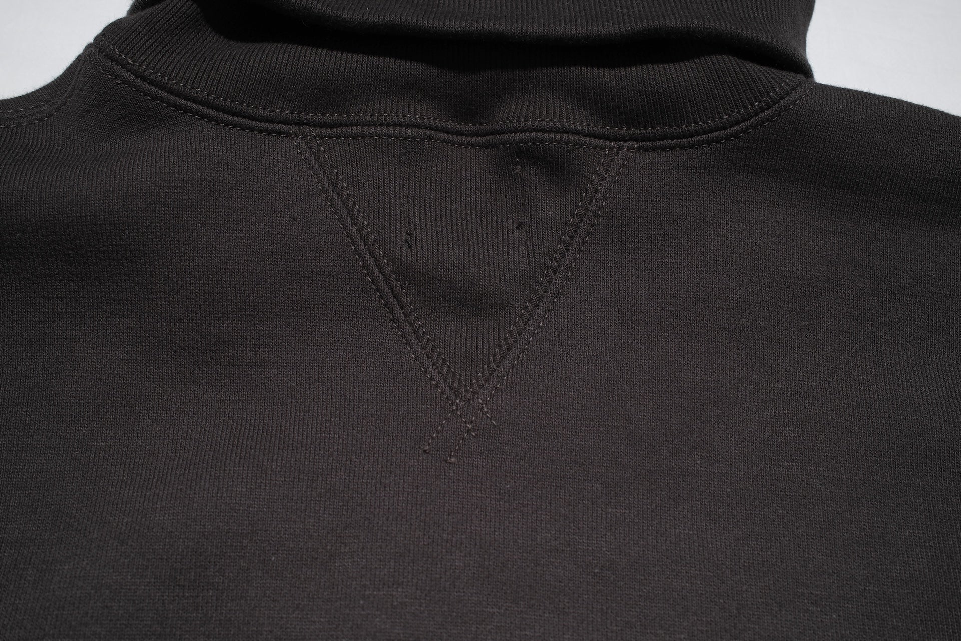Freewheelers 12oz "Turtle Neck" Loopwheeled Sweatshirt (Jet Black)