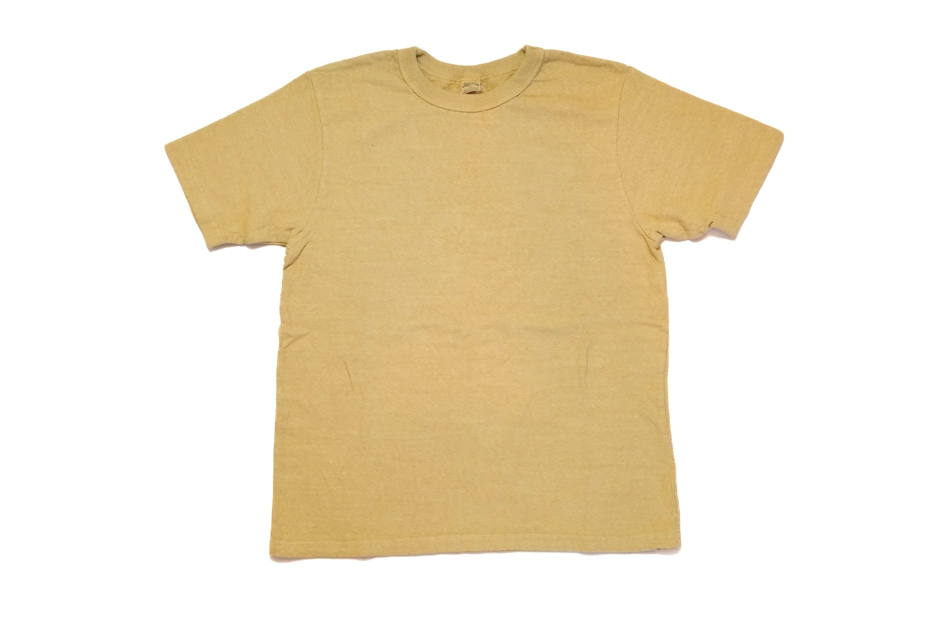 UES 9.5oz "NO.8 Slub Nep" Heavyweight Plain Tee (Mustard Yellow)