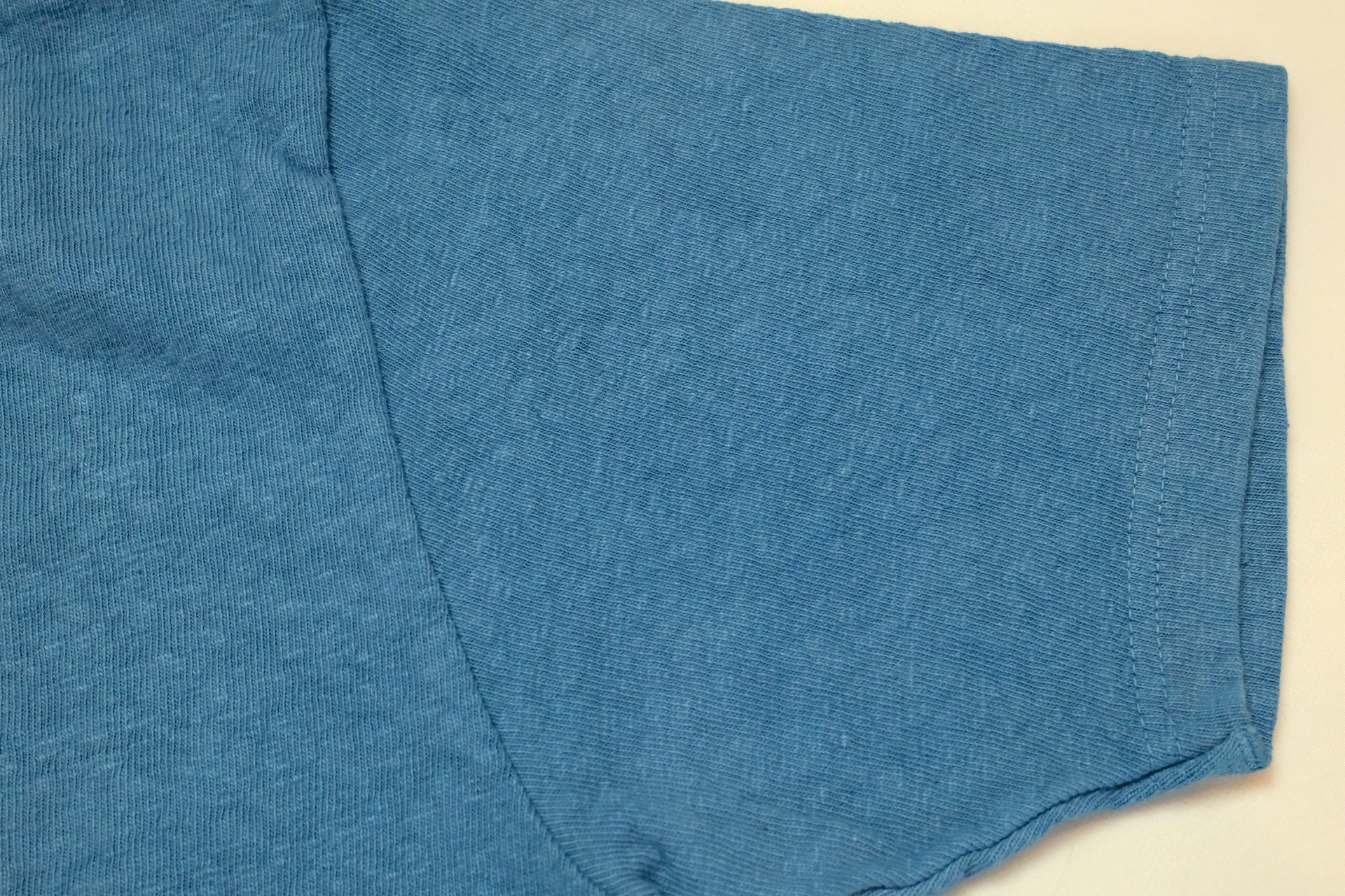 UES 9.5oz "NO.8 Slub Nep" Heavyweight Plain Tee (Turquoise Blue)