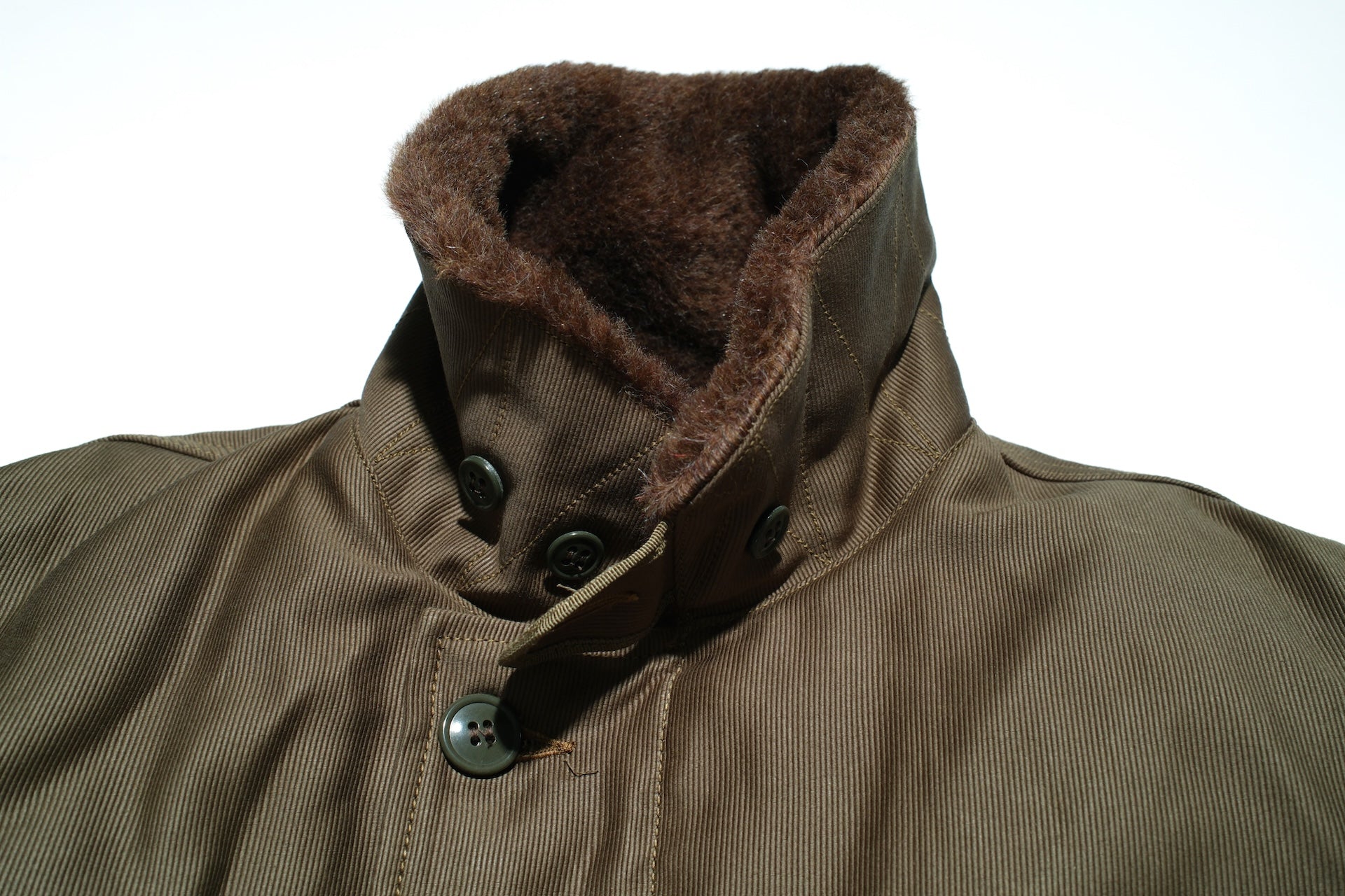 Freewheelers N-1 1940s Naval Deck Jacket (Khaki Green)