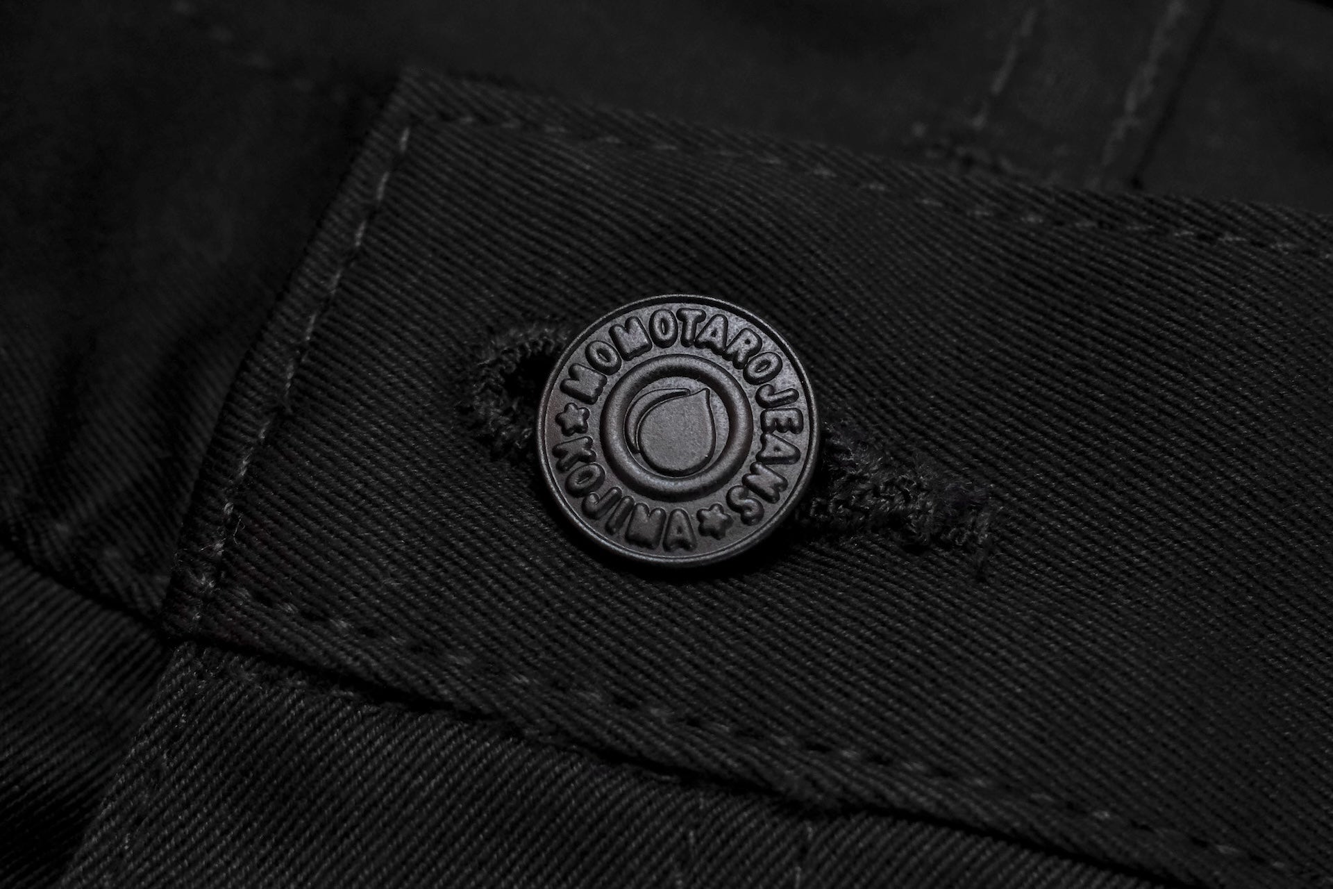 MOMOTARO JEANS  12.5oz Selvage Moleskin Trousers (Black)