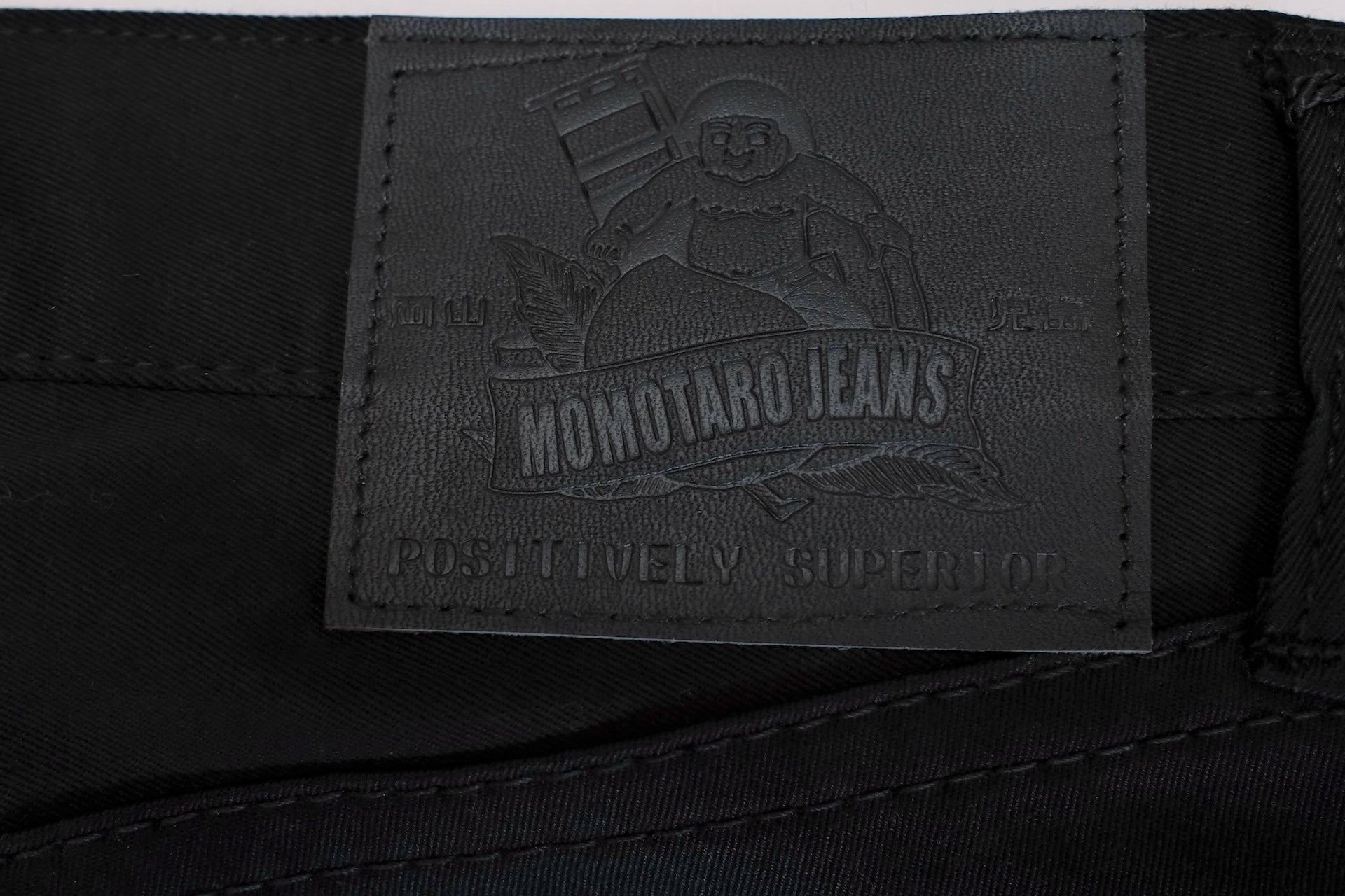 MOMOTARO JEANS  12.5oz Selvage Moleskin Trousers (Black)