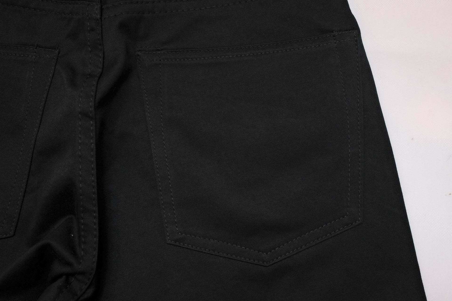 MOMOTARO JEANS  12.5oz Selvage Moleskin Trousers (Black)