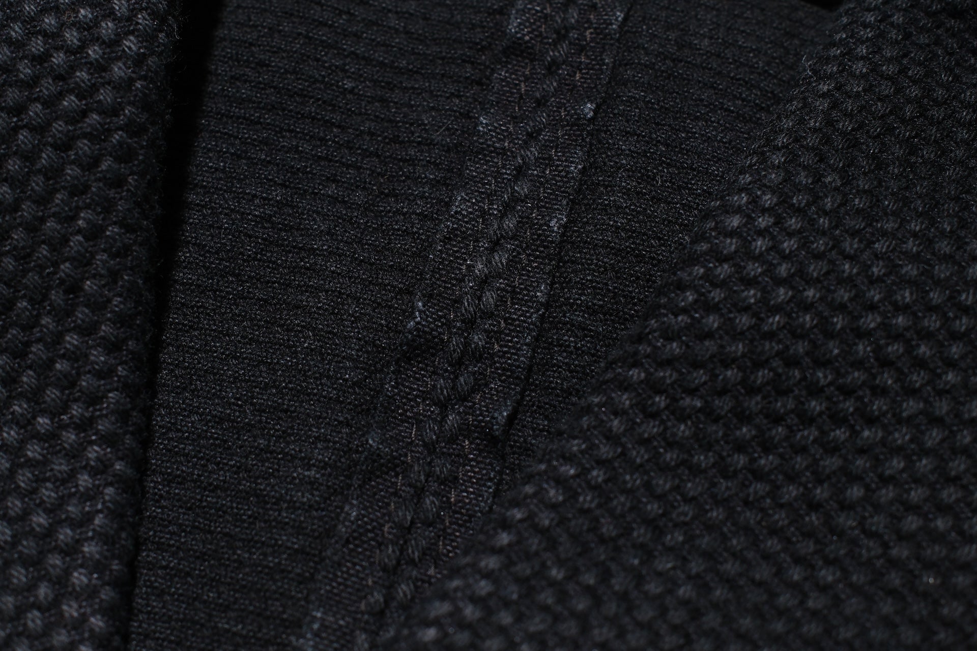 Studio D'Artisan 14oz "Kurozome" Ultimate-Black Sashiko Blazer