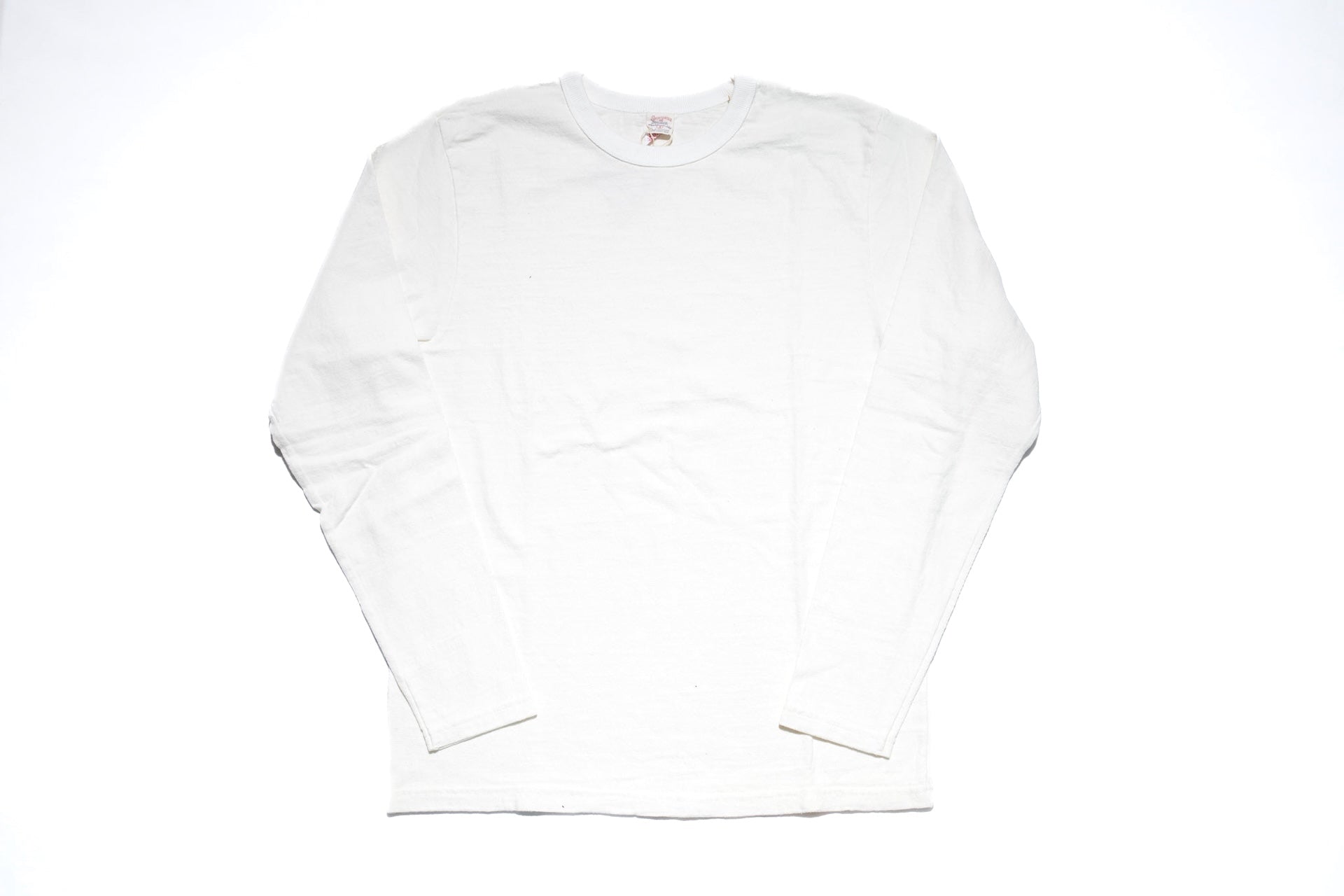 UES 9.5oz "NO.8 Slub Nep" Heavyweight L/S Plain Tee (Natural)