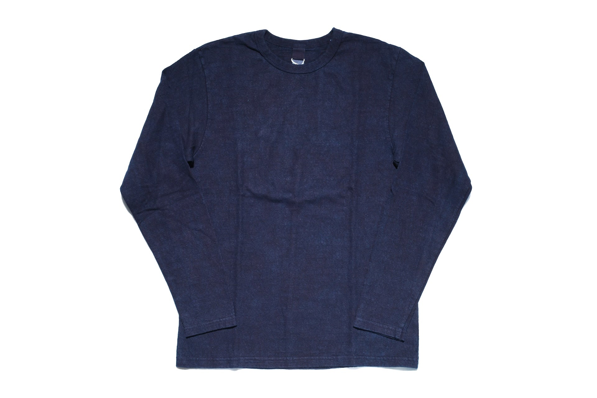 UES 9.5oz "NO.8 Slub Nep" Heavyweight L/S Plain Tee (Grand Indigo)