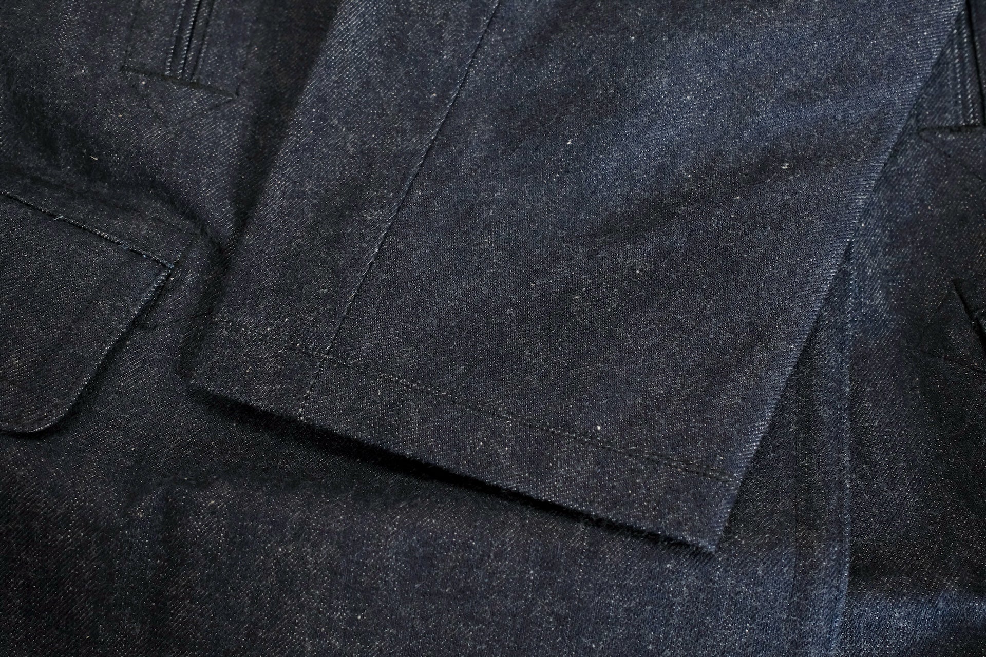 Warehouse Indigo Dyed Denim "WWI Style 13 Stars" Pea Coat