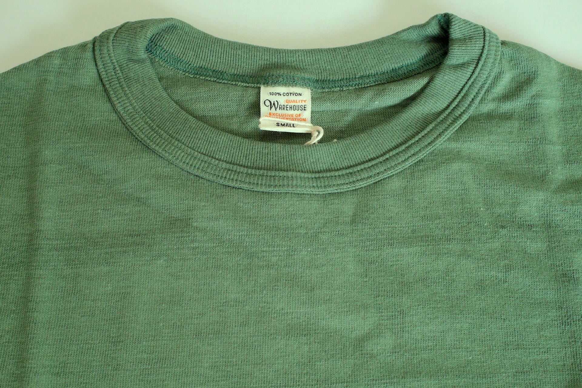 Warehouse 5.5oz "Bamboo Textured" Pocket Tee (MC Green)
