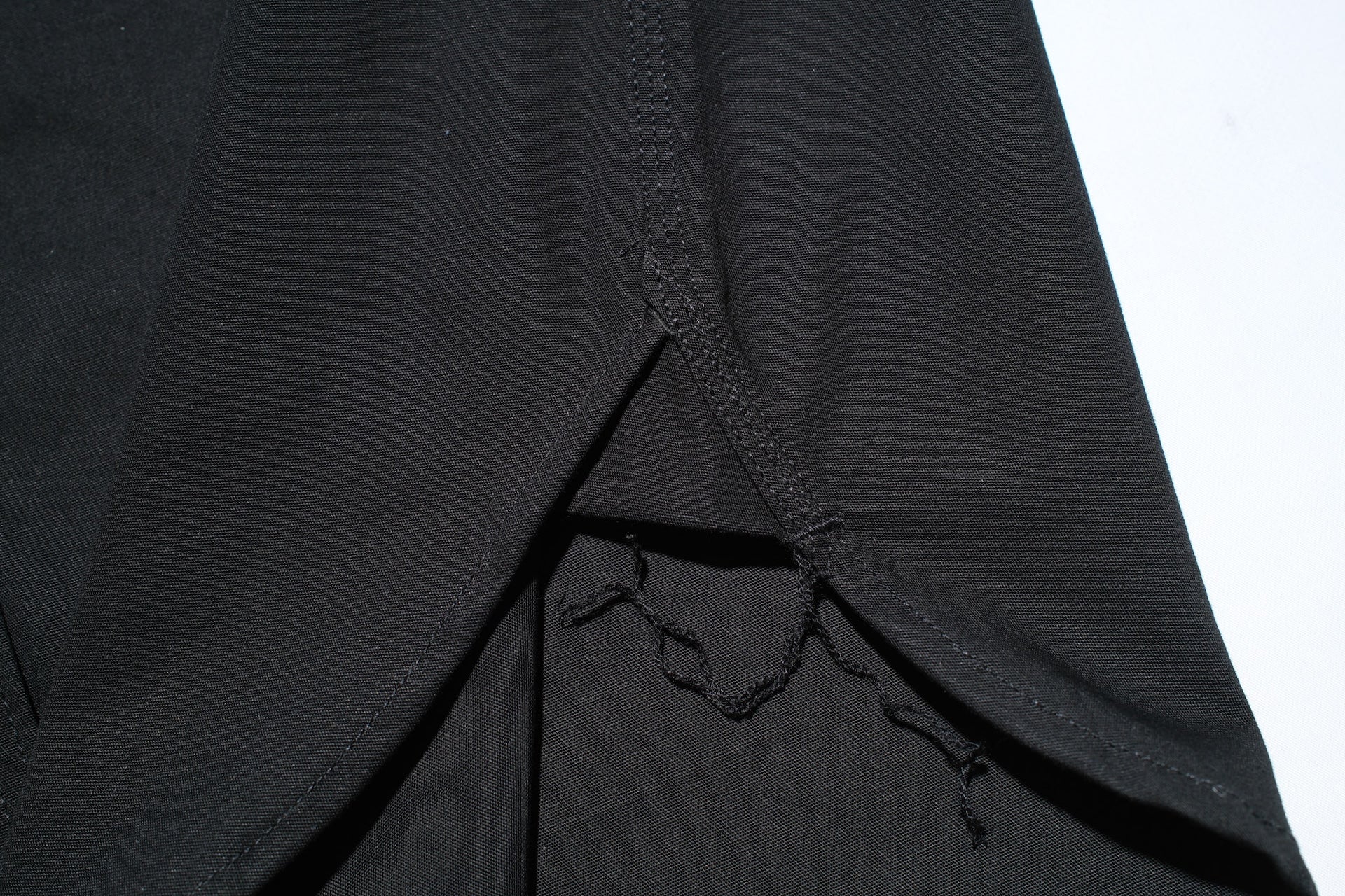 MOMOTARO JEANS 8oz Duck Canvas Military Style Workshirt (Black)