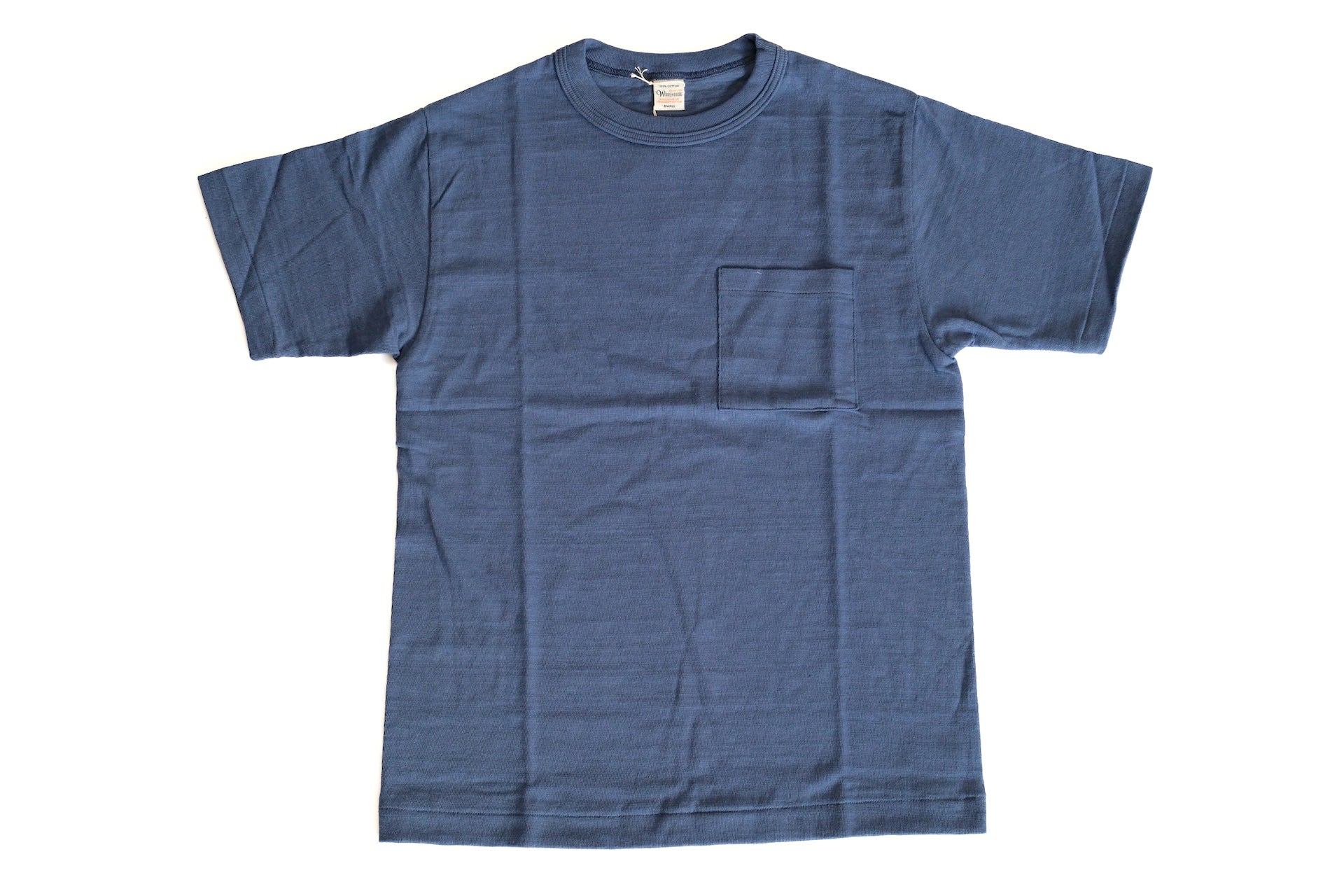 Warehouse 5.5oz "Bamboo Textured" Pocket Tee (Fade Blue)