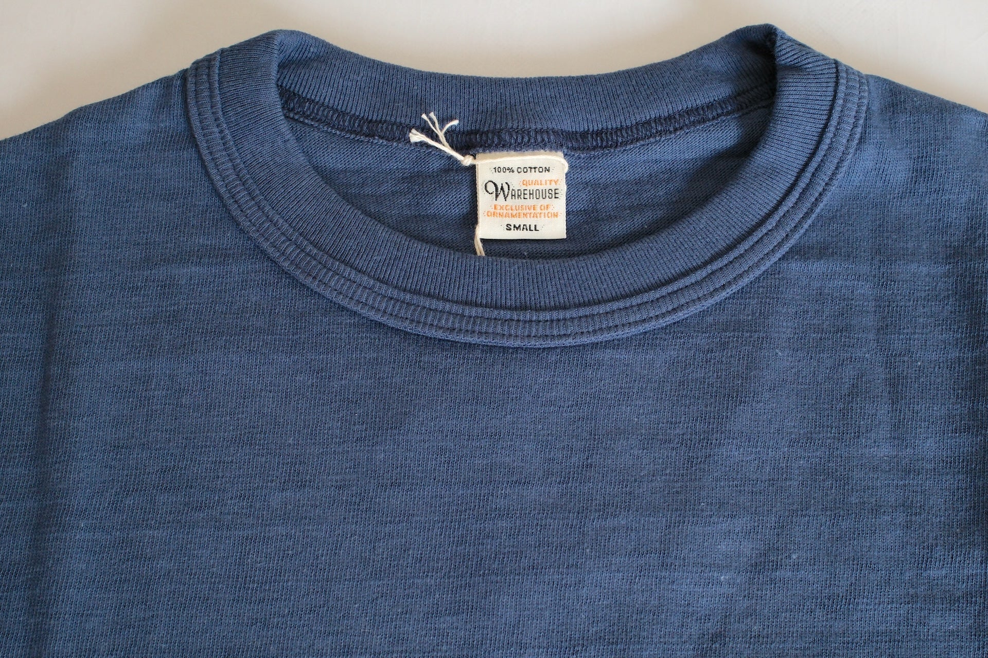 Warehouse 5.5oz "Bamboo Textured" Pocket Tee (Fade Blue)