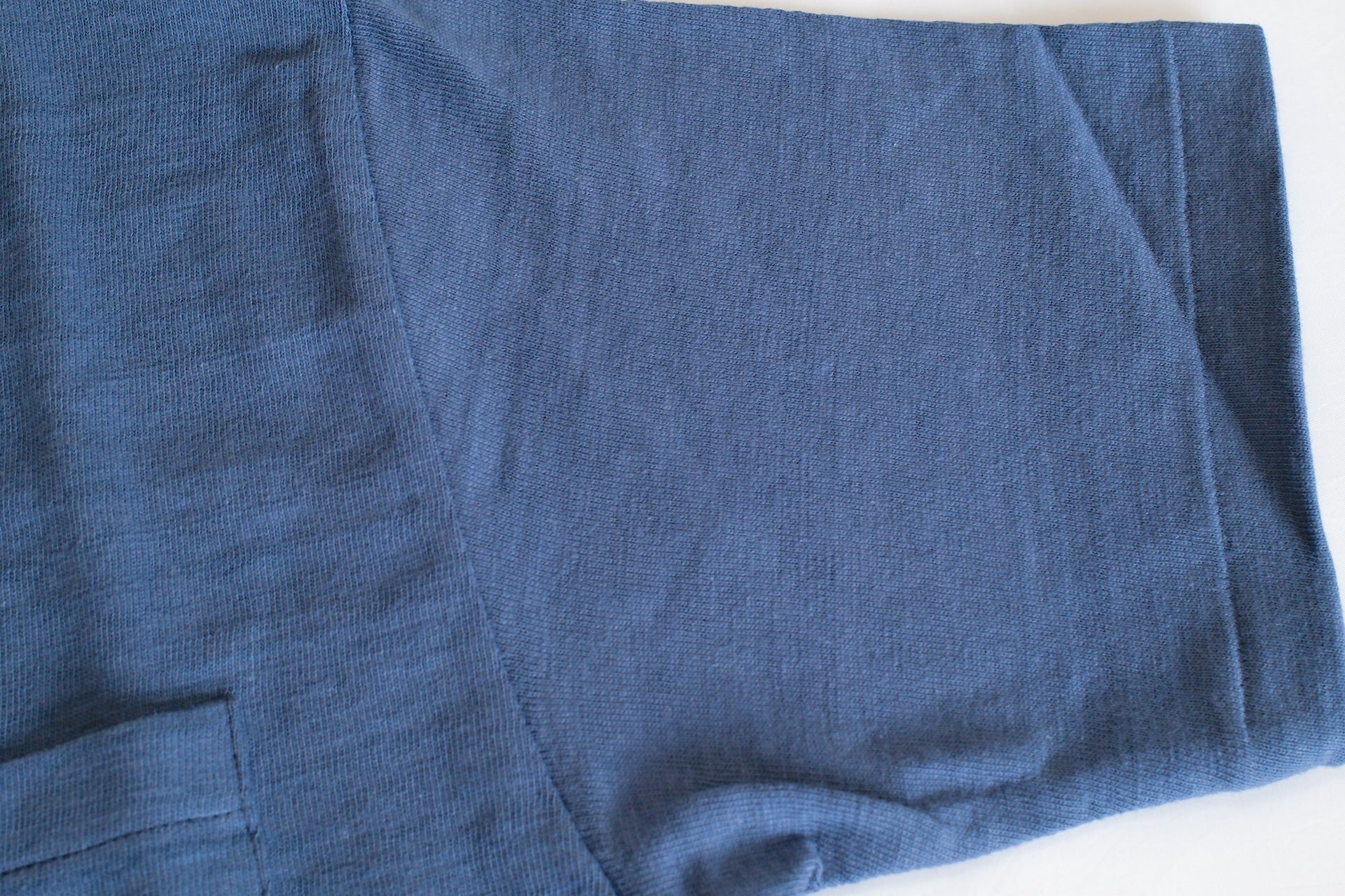 Warehouse 5.5oz "Bamboo Textured" Pocket Tee (Fade Blue)