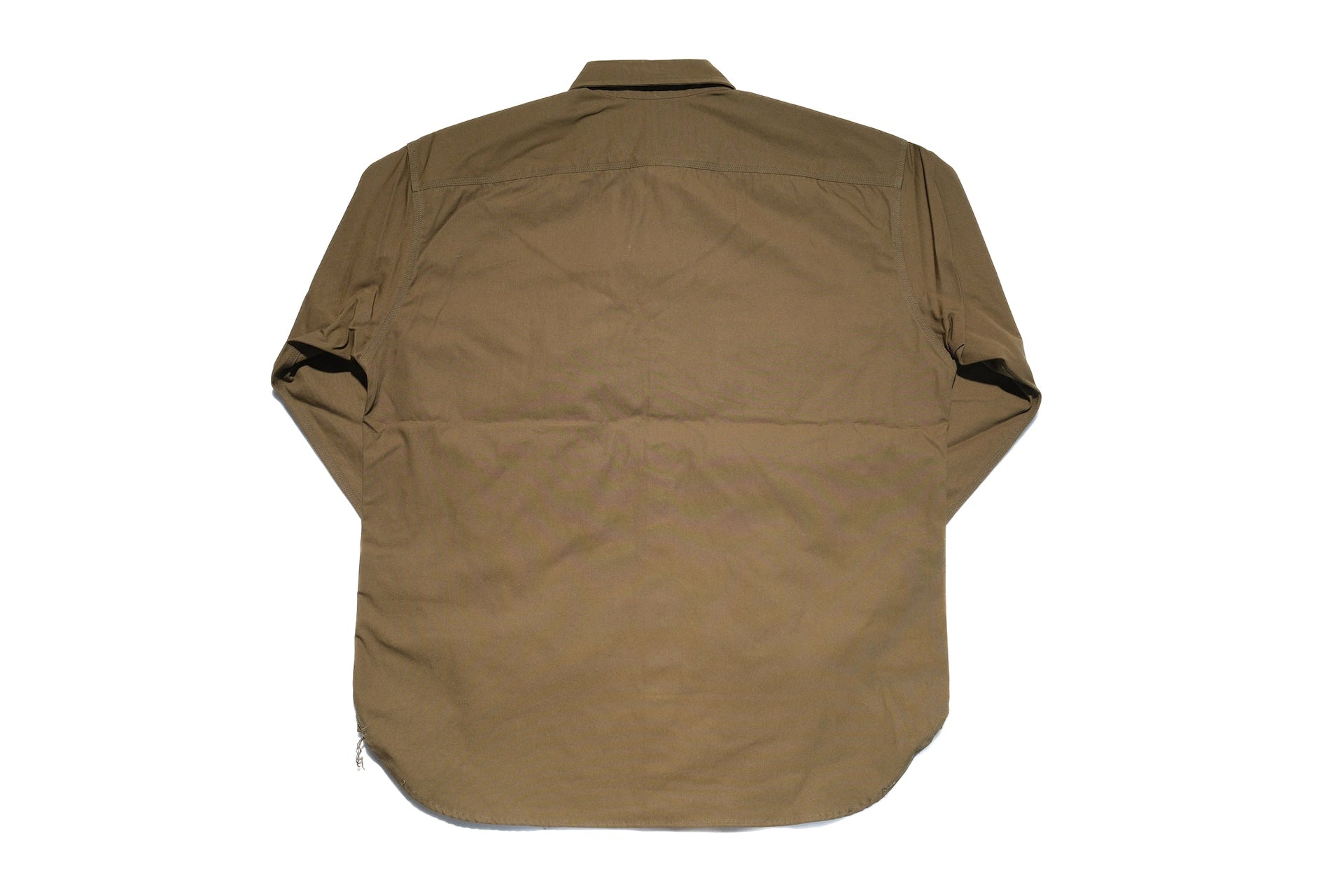 MOMOTARO JEANS 8oz Duck Canvas Military Style Workshirt (Olive)