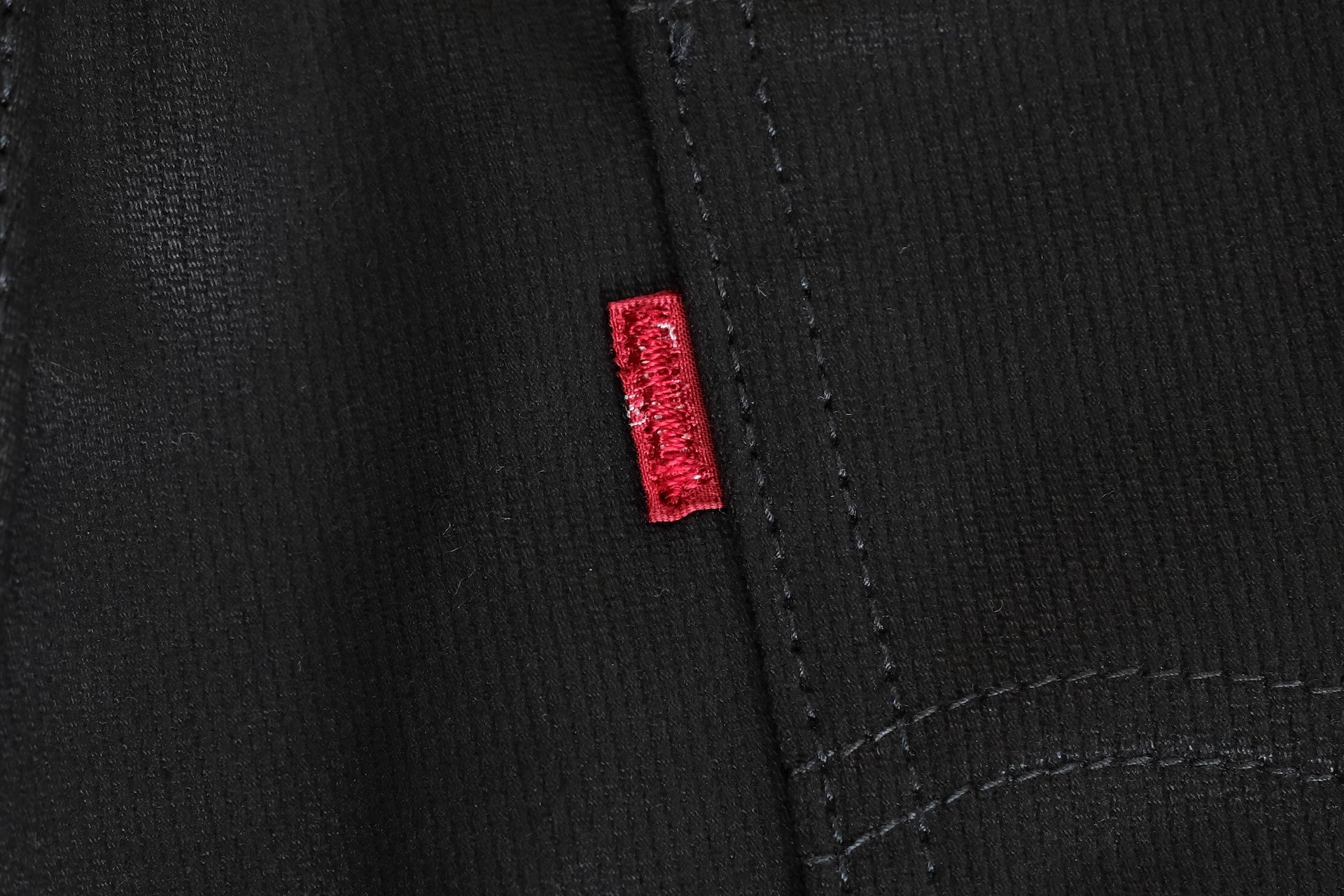 Warehouse 12oz Lot.1096 Selvage Pique Pants (Black)
